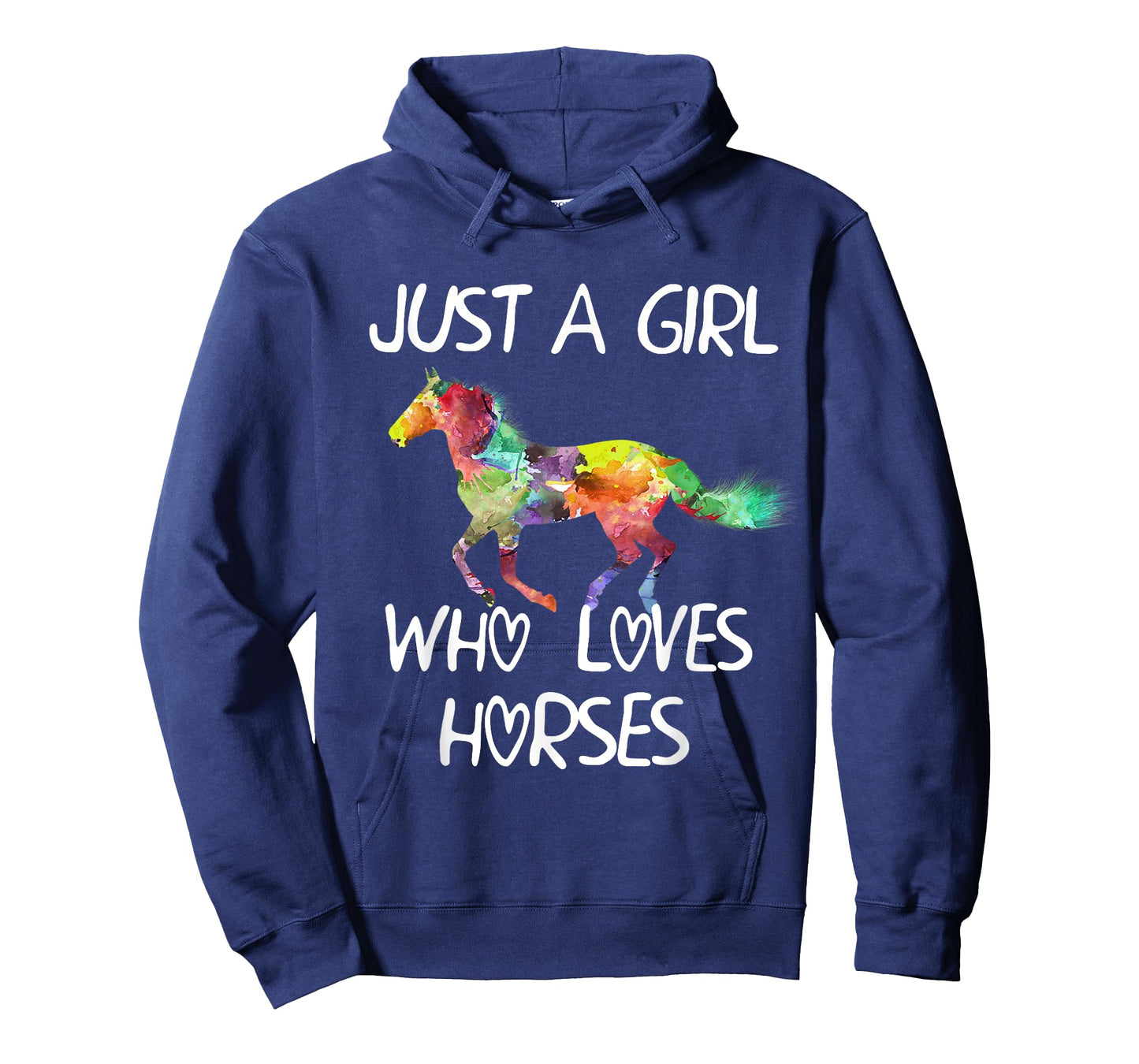 Just A Girl Who Loves Horses Cute Design Beautiful Horse T-Shirt