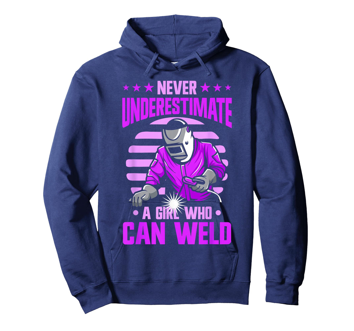 Never Underestimate A Girl Who Can Weld T-Shirt