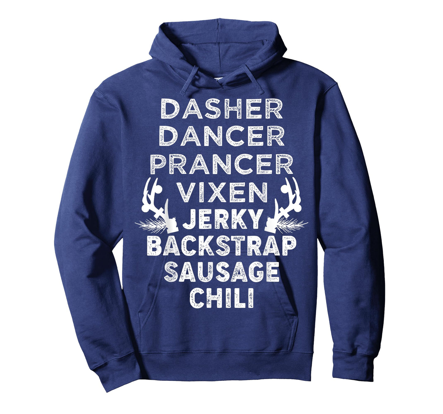 Dasher Dancer Prancer Vixen Jerky Backstrap Sausage Chili T-Shirt