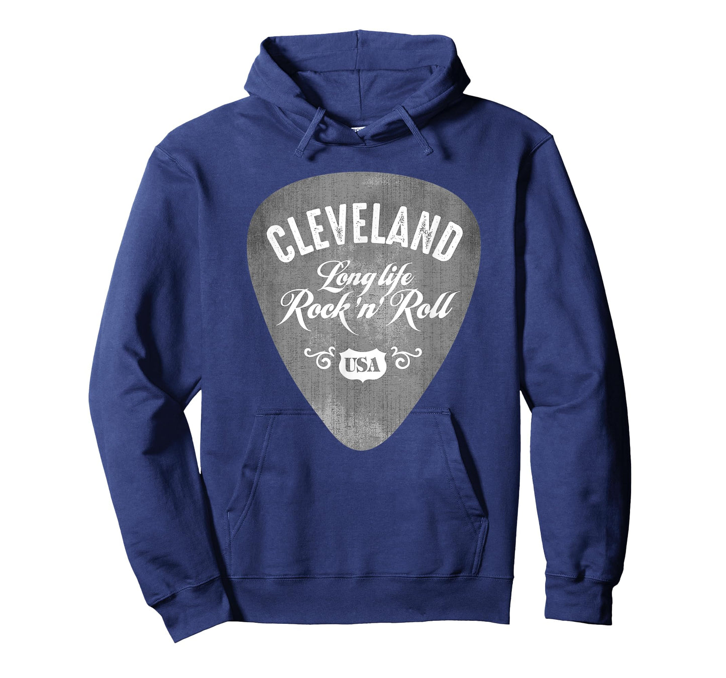Cleveland Rock And Roll USA Guitar Pick Vintage T-Shirt