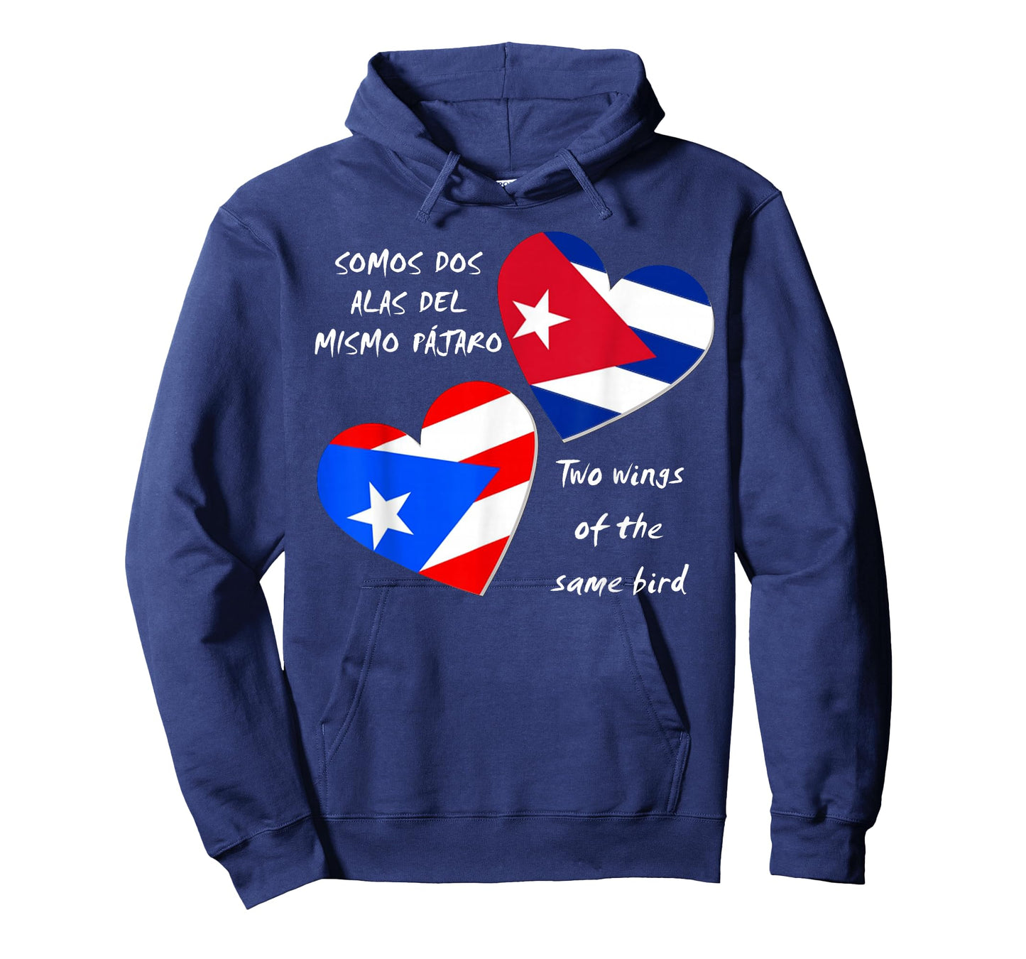 Puerto Rico and Cuba Heart, Two wings of the same bird T-Shirt