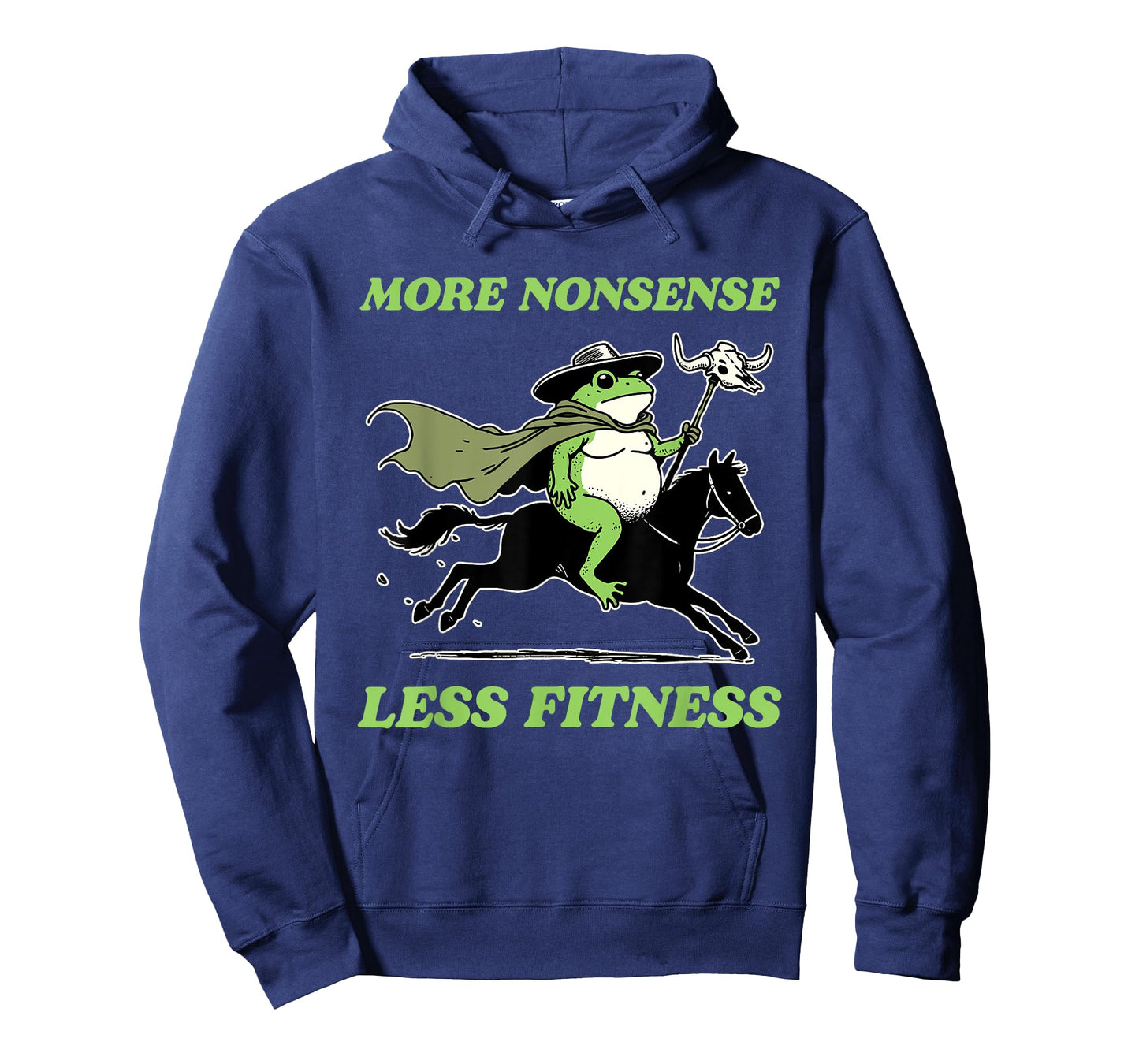 More Nonsense Less Fitness Frog Design T-Shirt