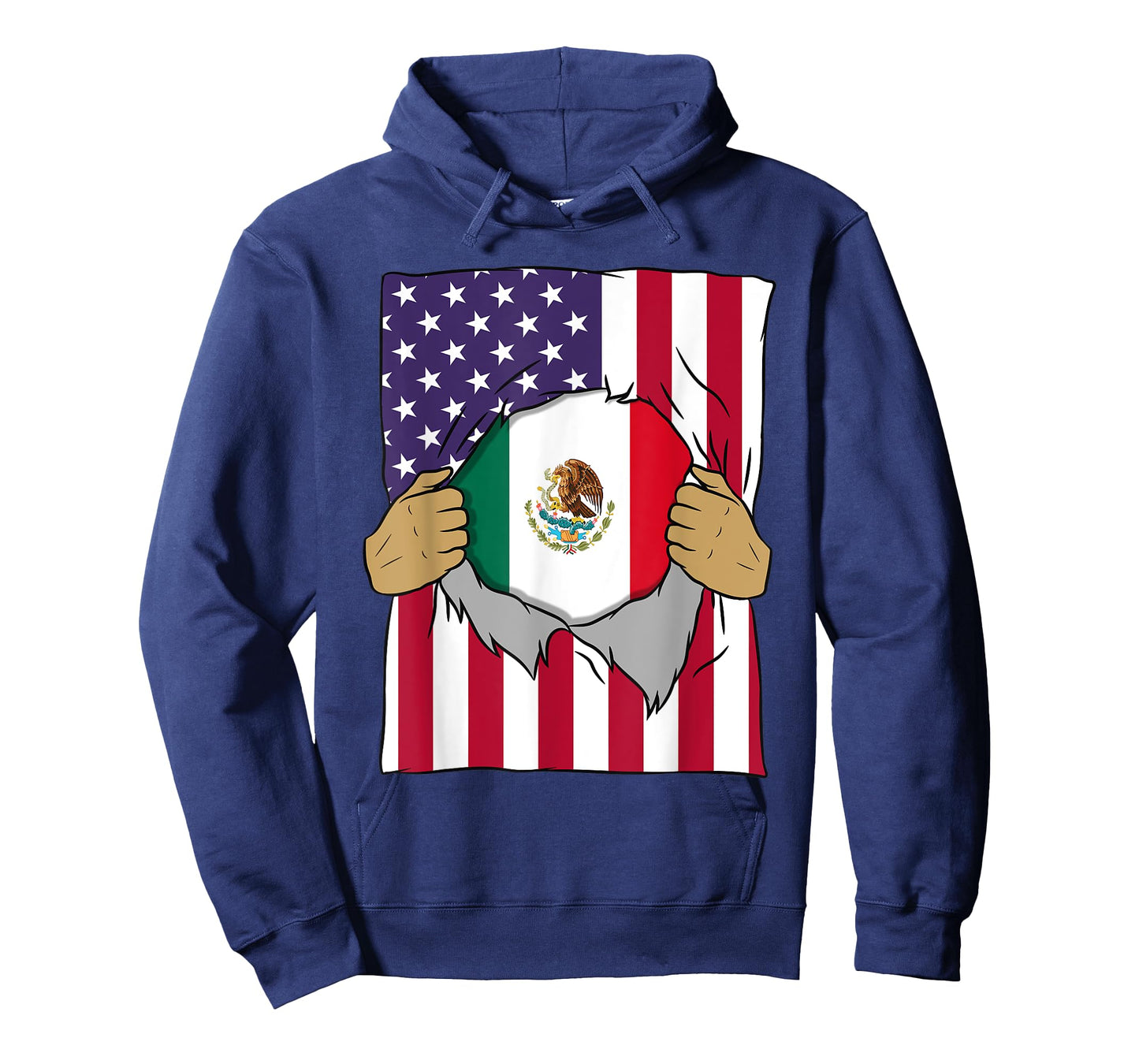 Mexico Flag Blood Inside Me Home Pride Mexican American Gift T-Shirt