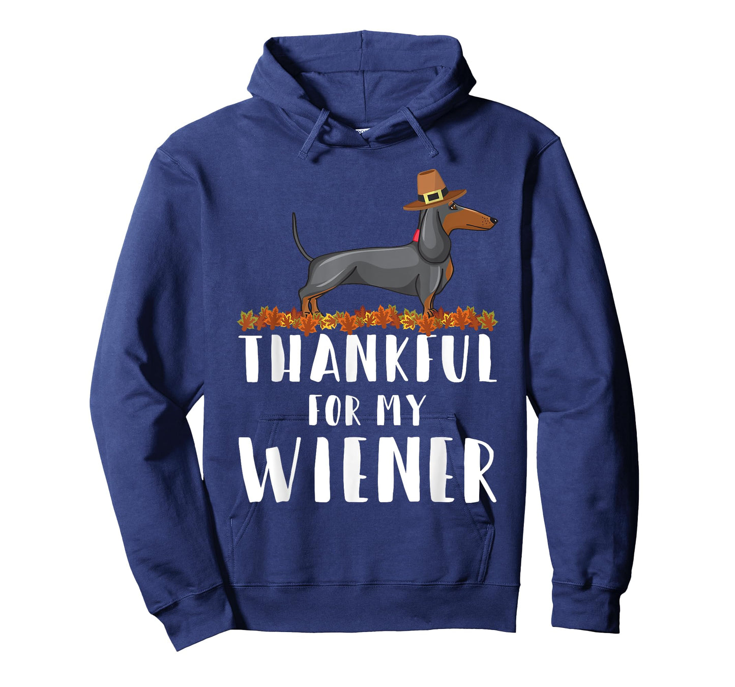 Thankful for My Wiener Dog Funny Dachshund Thanksgiving Tee T-Shirt for Men Women Kids