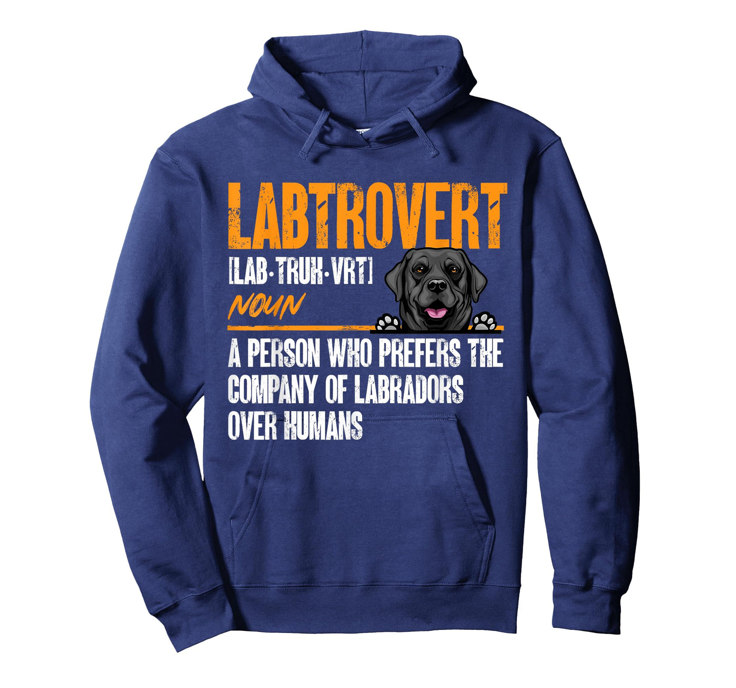Labrador Retriever Labtrovert Definition Introvert Labrador T-Shirt