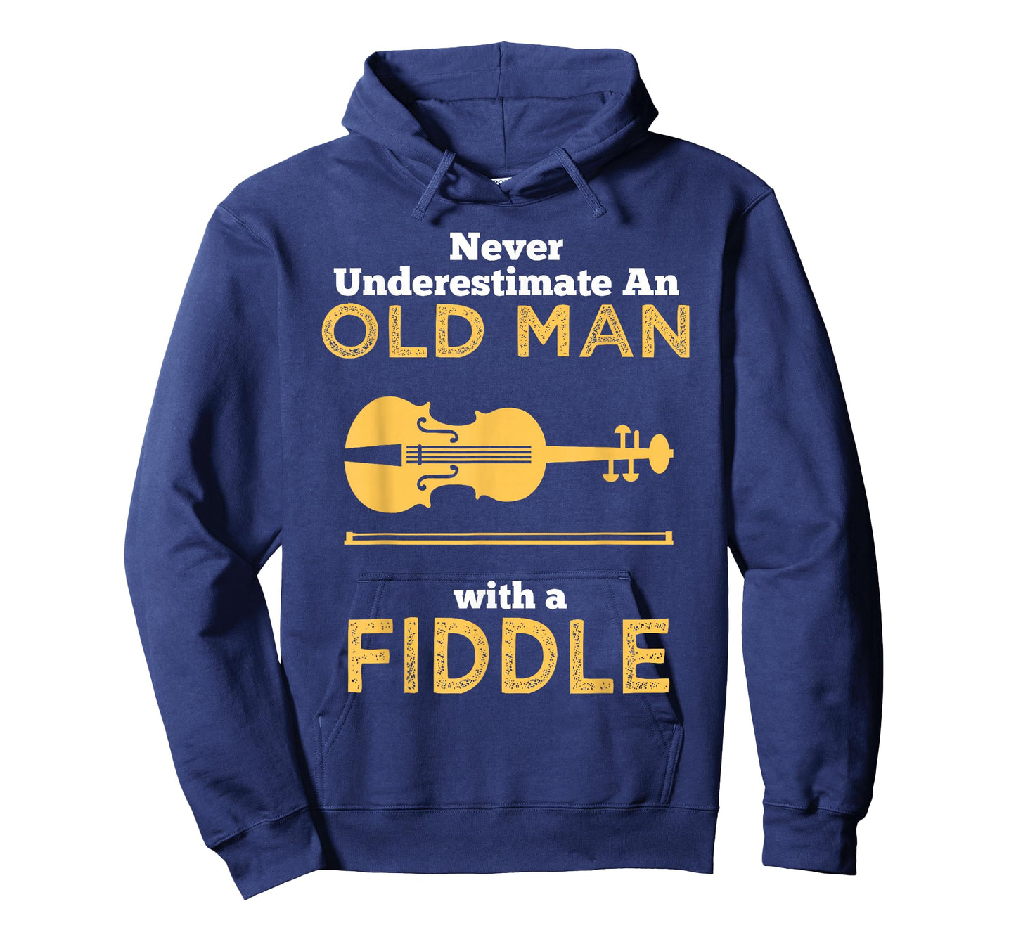 Never Underestimate An Old Man With A Fiddle Great Country Man Musical Gift T-Shirt T-Shirt
