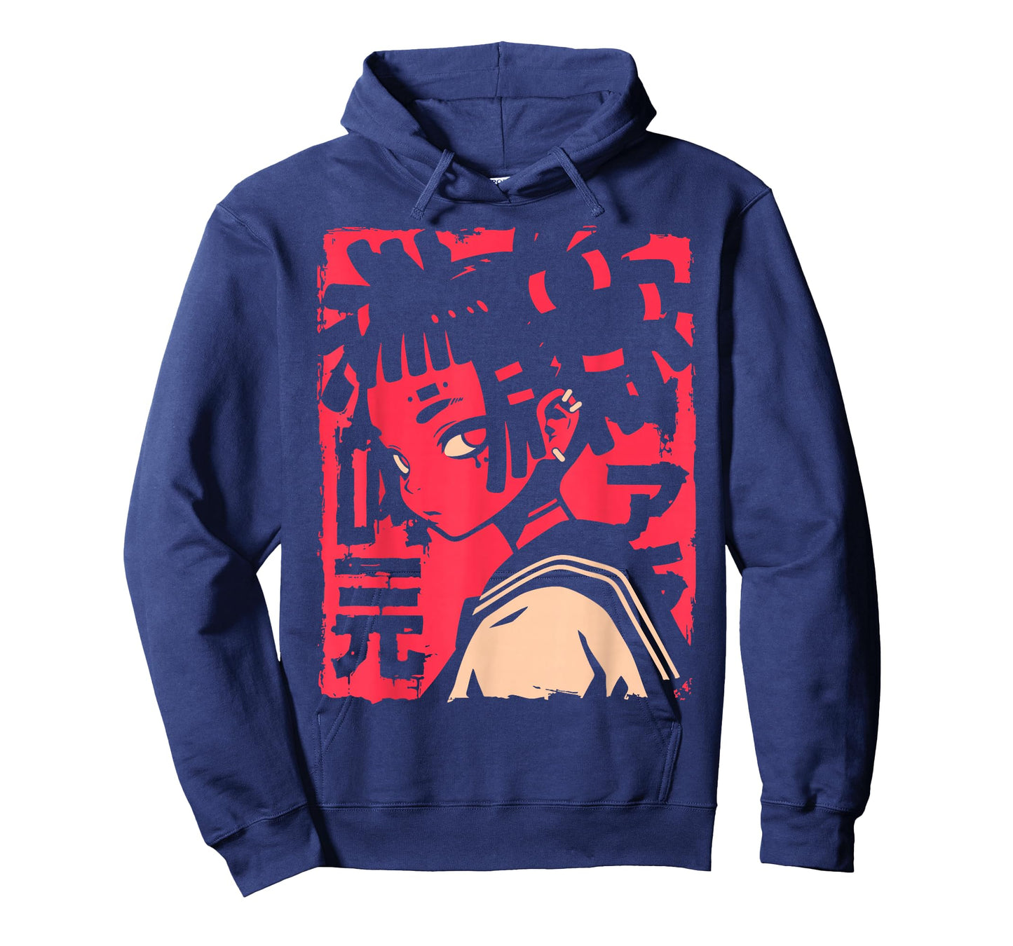 Harajuku Cyberpunk Black Girl Anime Manga Waifu Japanese T-Shirt
