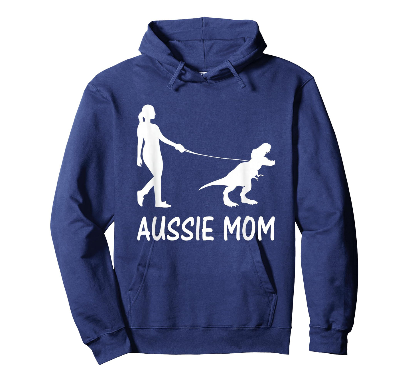 Aussie Mom Australian Shepherd Dog Dinosaur Women Mother T-Shirt
