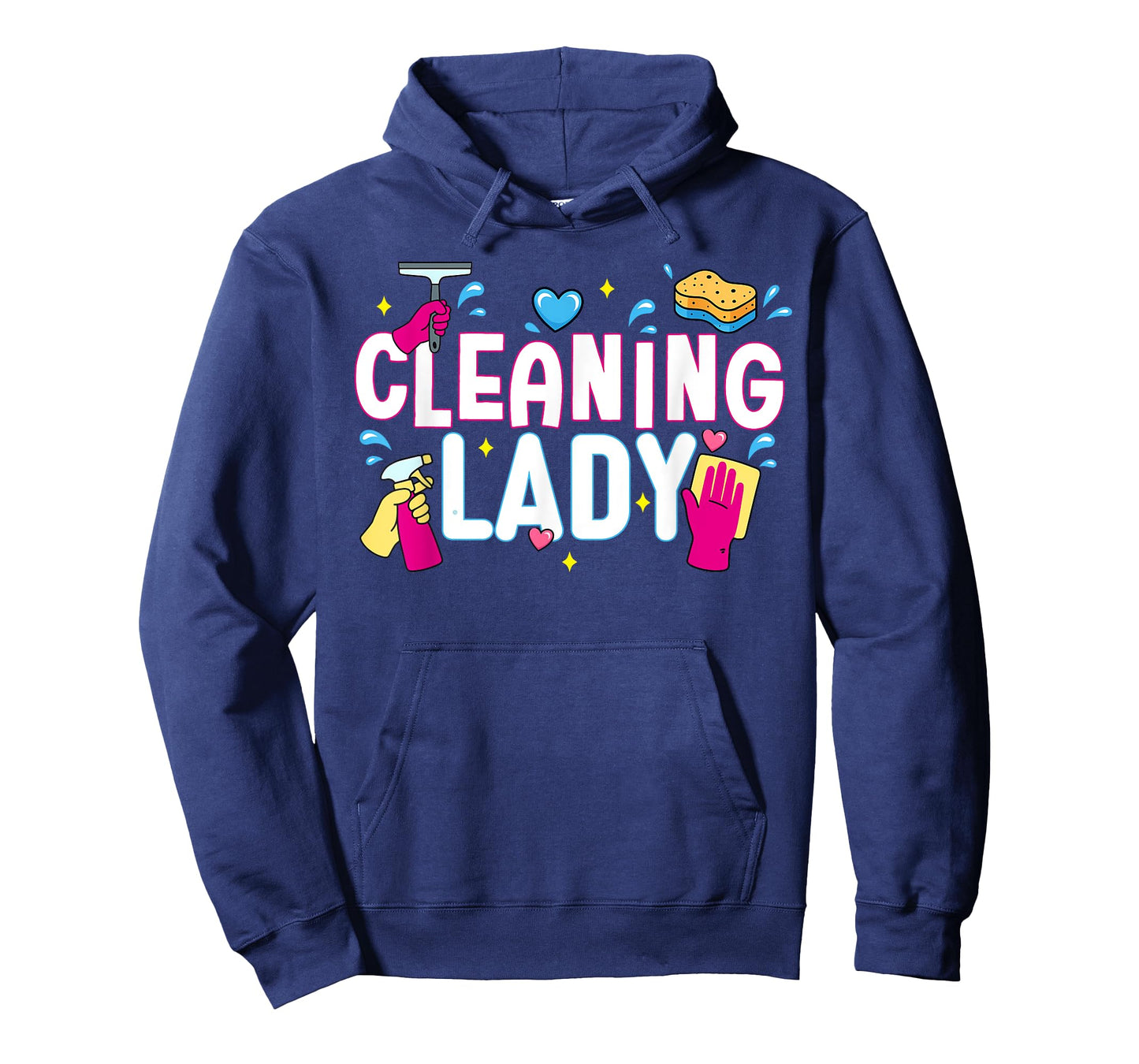 Cleaning Lady Cleaner Housekeeper Cleaning Lovers Crew Team T-Shirt