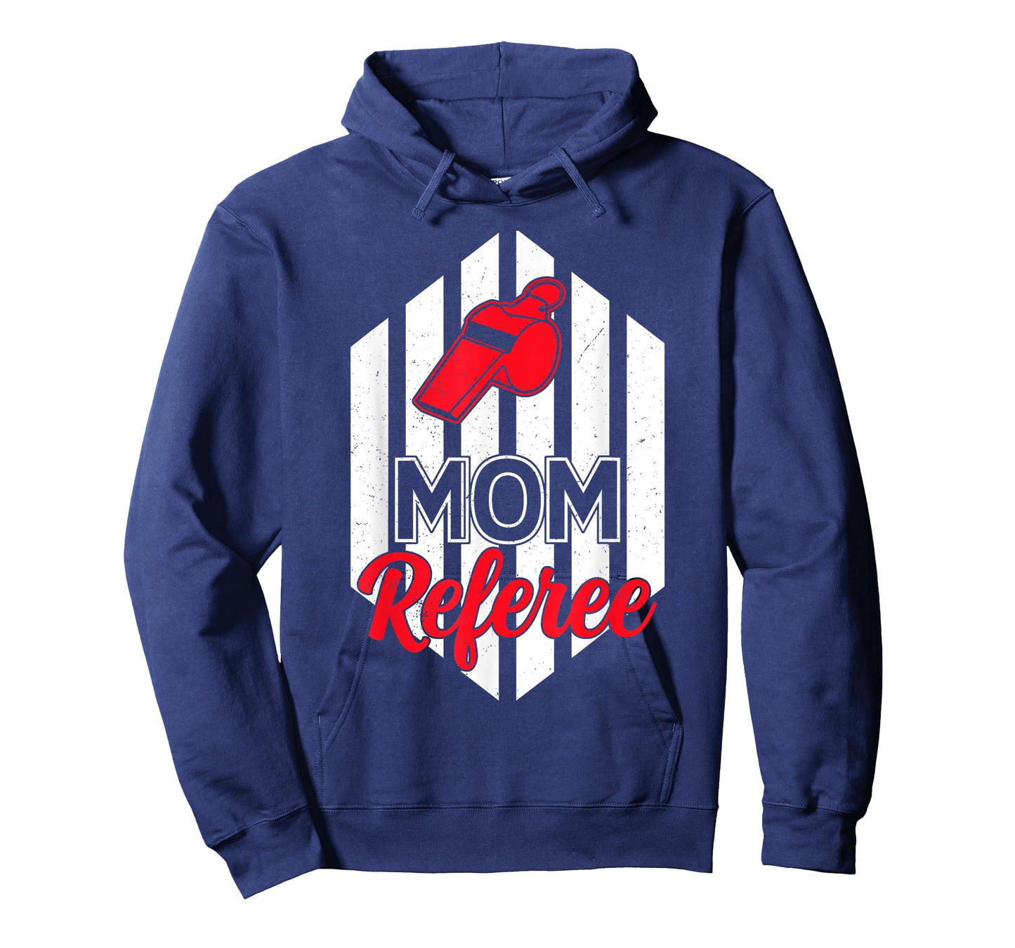 Mom Referee Motherhood Parenting Family Humor Sports Ref T-Shirt
