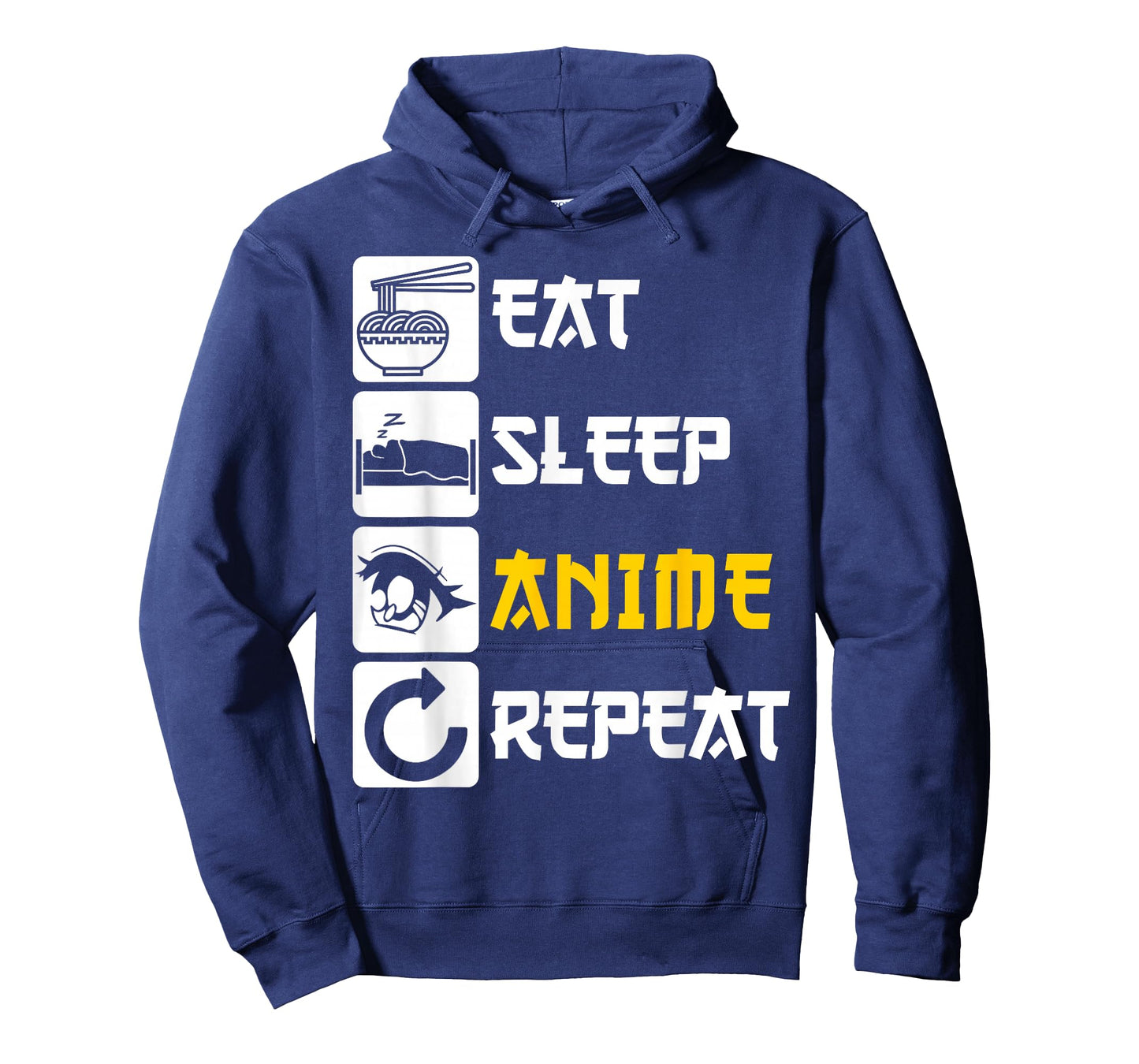 Eat Sleep Anime Repeat | Manga Japan Saying Cosplay K-Pop T-Shirt