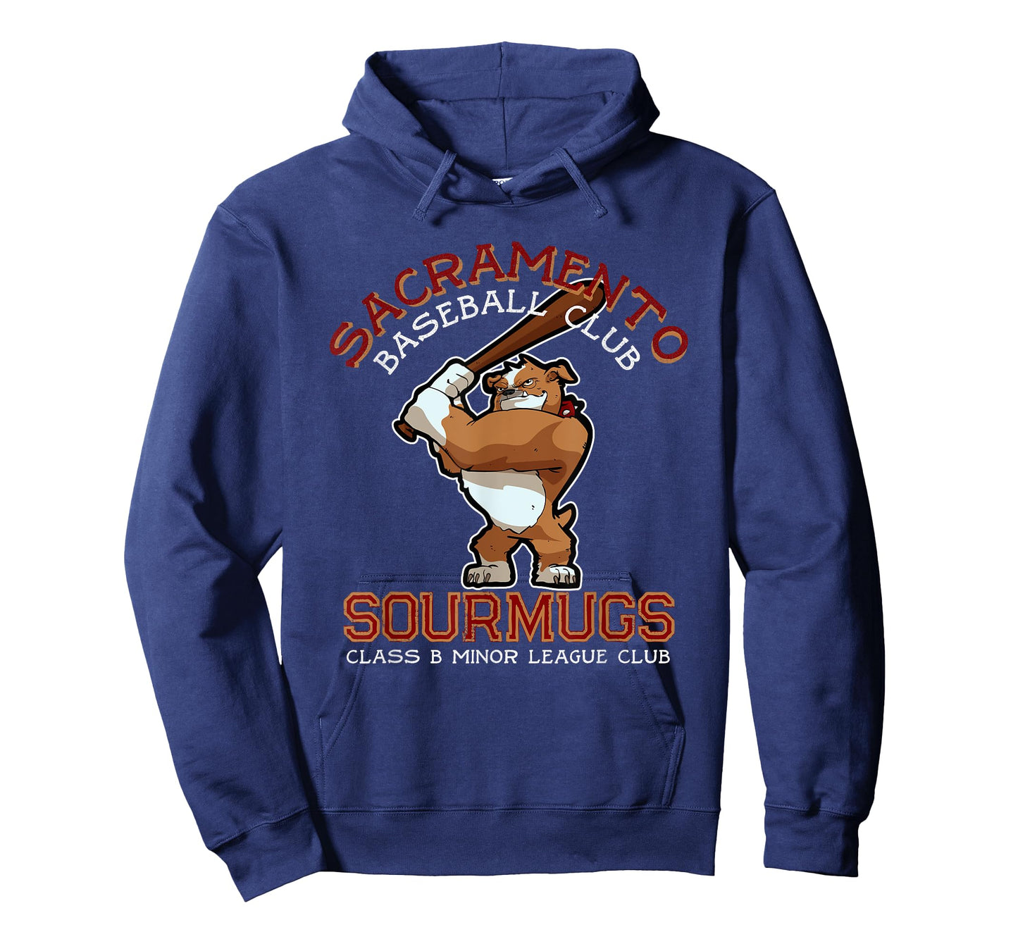 Sacramento Sourmugs Minor League Retro Baseball Team T-Shirt