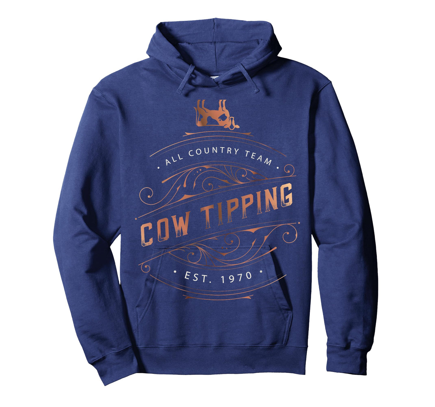 Funny All Country Cow Tipping Team T-Shirt