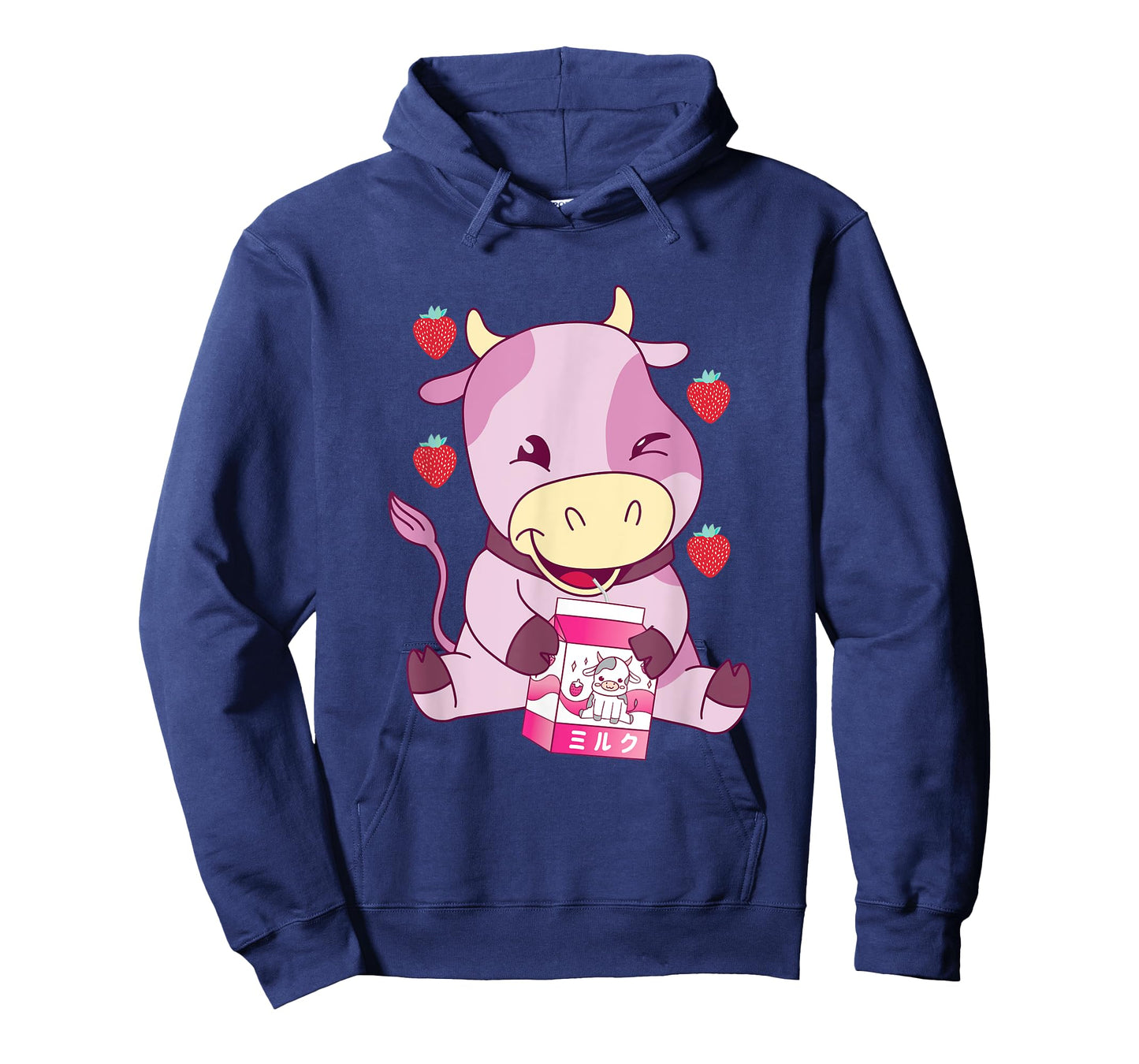Strawberry Milk Pink Cow Japanese Strawberry Milk Shake T-Shirt