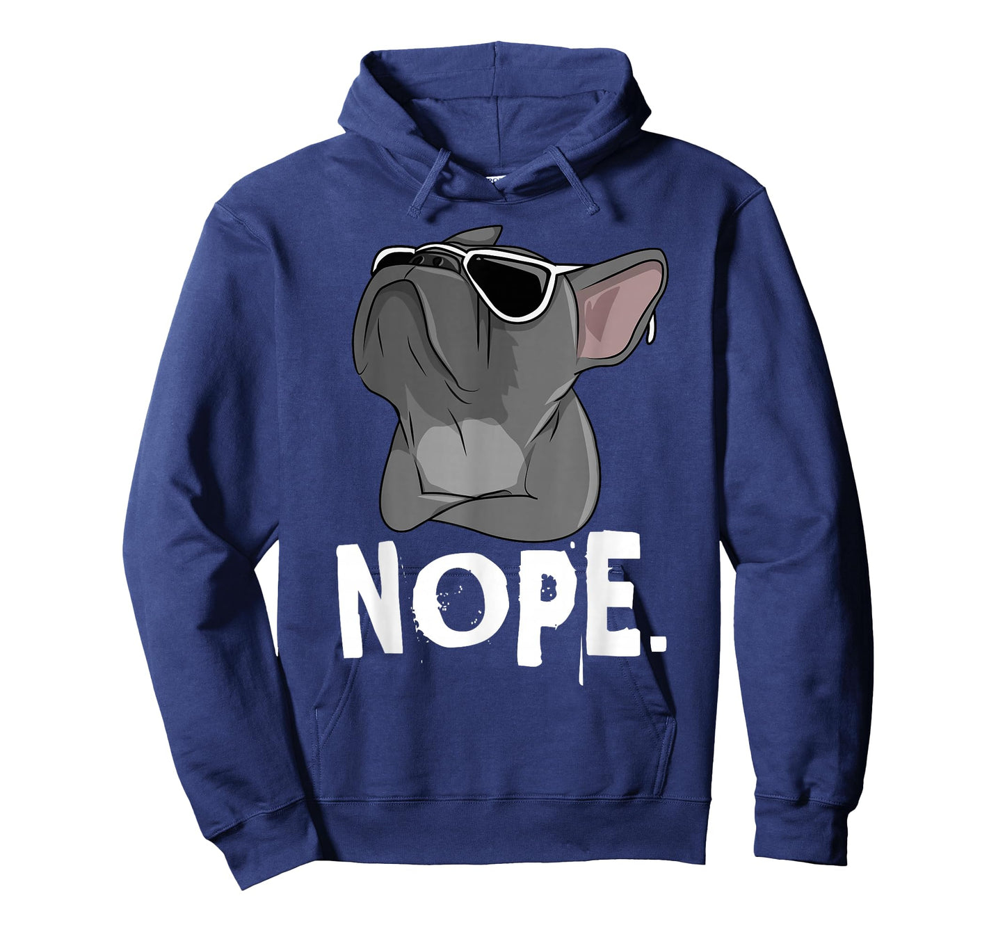 Nope Lazy Frenchie for French Bulldog Dog Lover T-Shirt