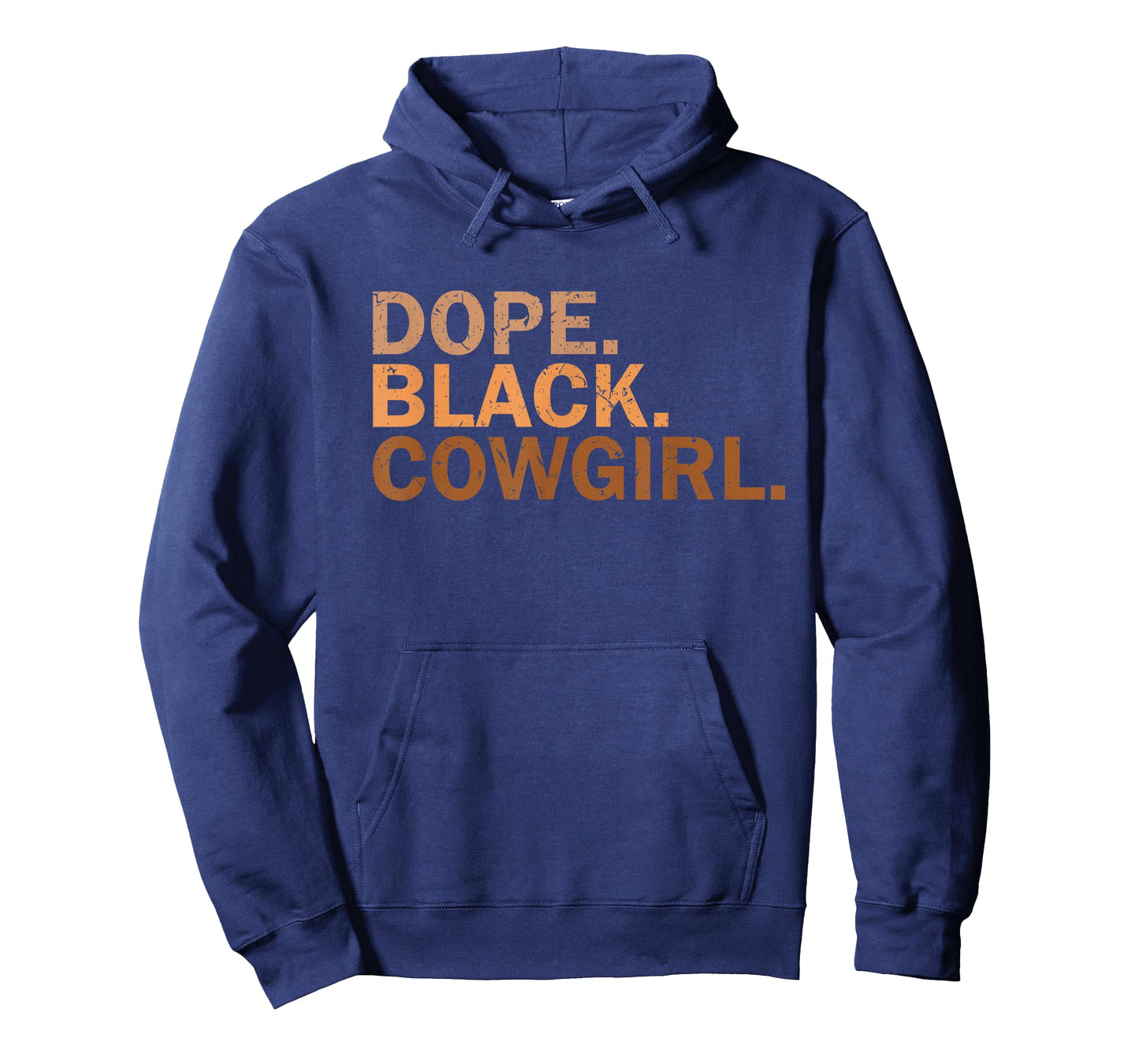 Dope Black Cowgirl Melanin Black African Rodeo Cowgirl T-Shirt