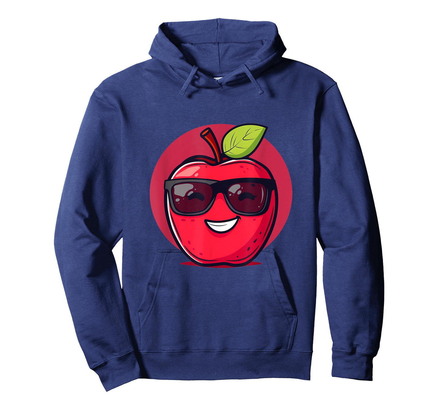 Funny red Apple with Sunglasses for Fruits Lovers T-Shirt