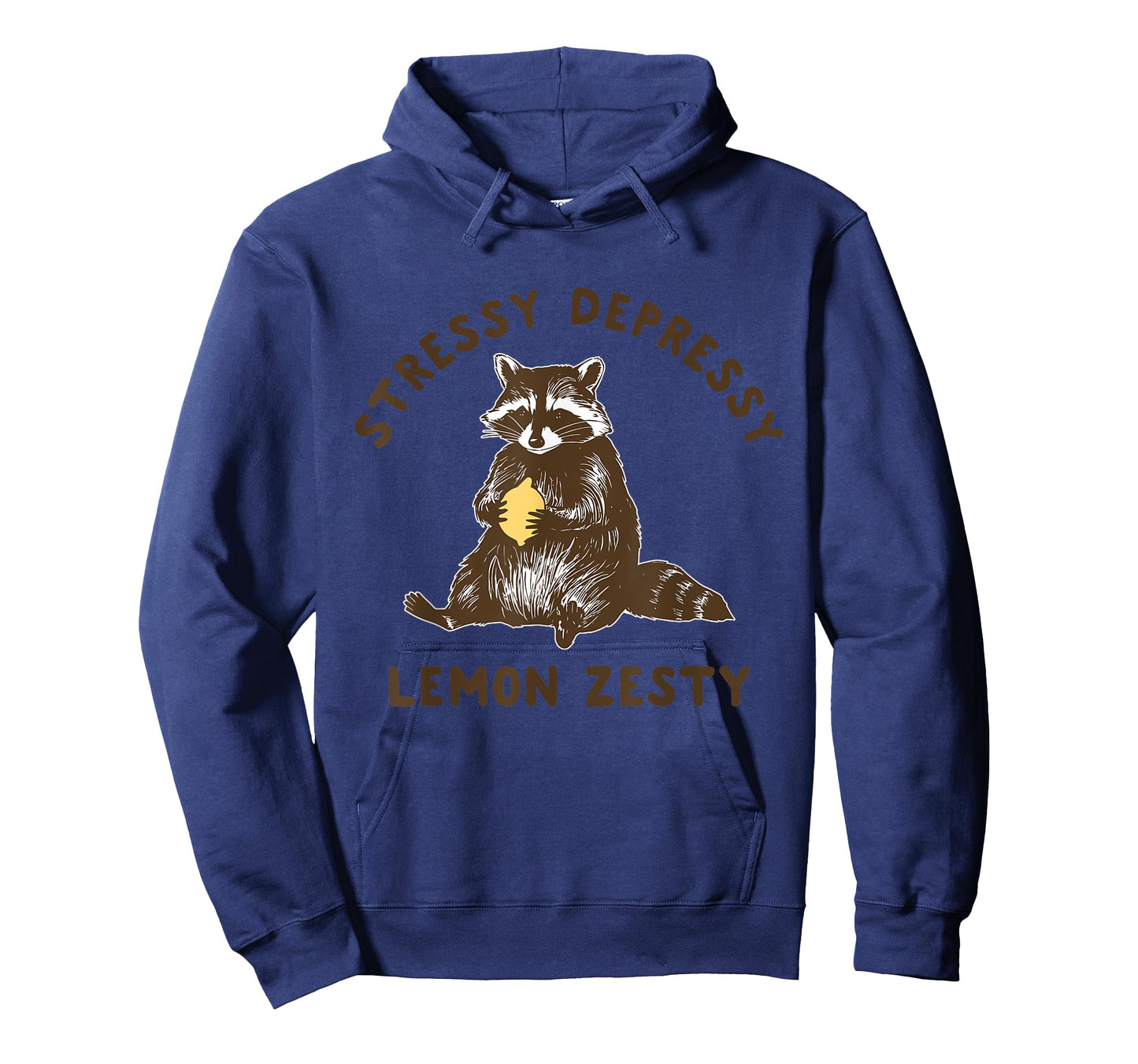 Stressy Depressy Lemon Zesty Funny Racoon T-Shirt
