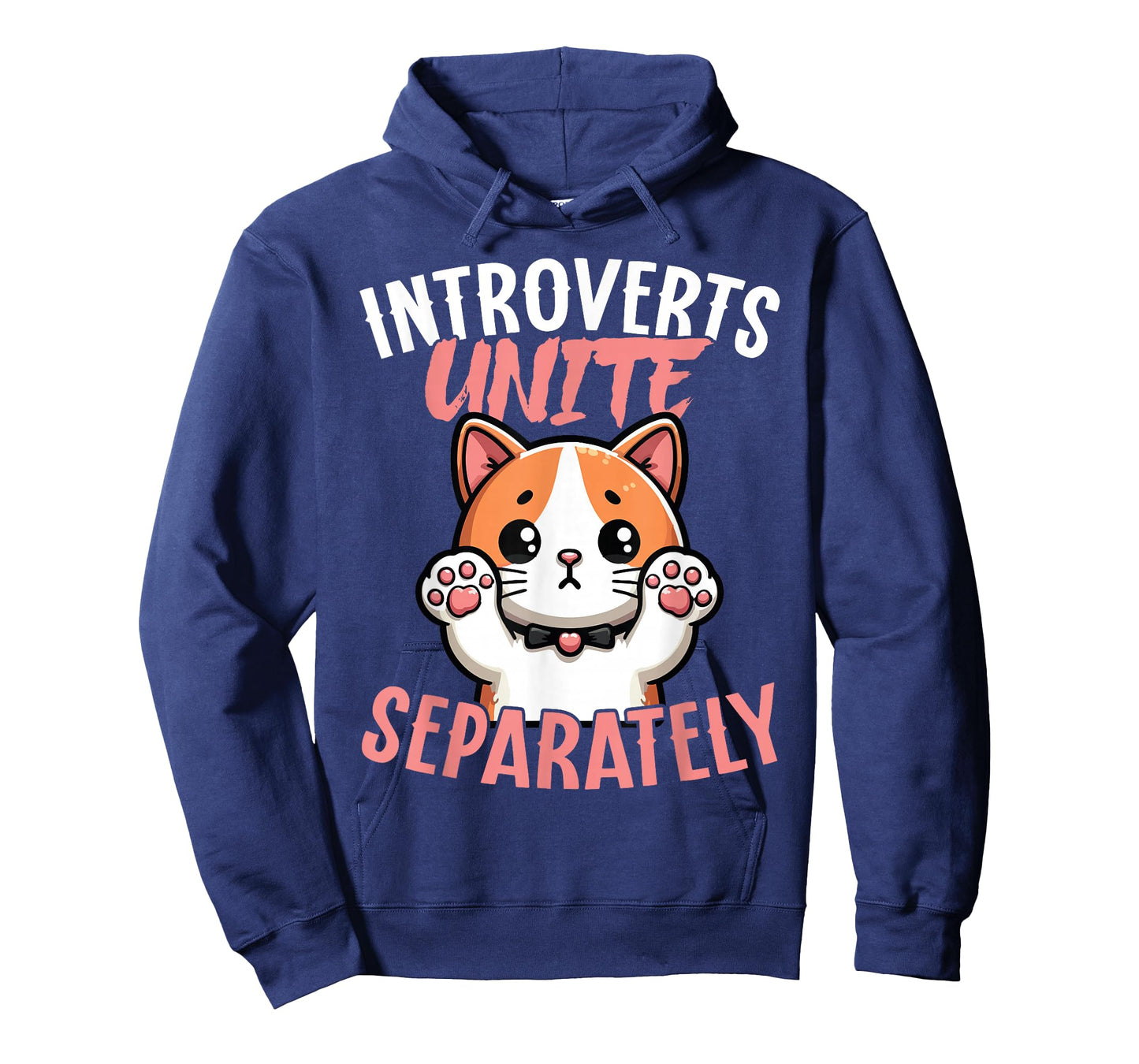 Introverts Unite Separately Funny Cat T-Shirt