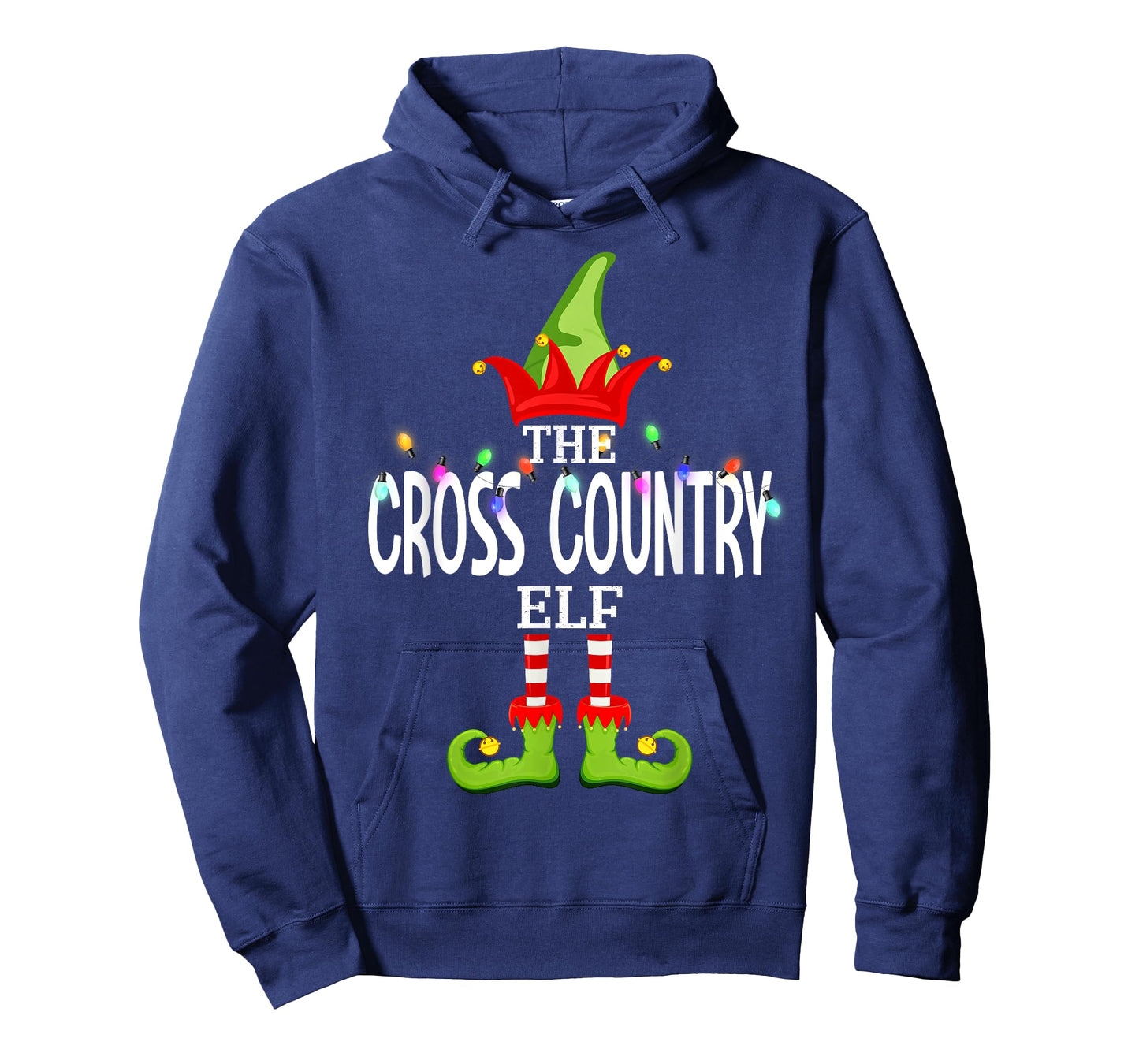 The Cross Country Elf Christmas Matching Pajamas T-Shirt
