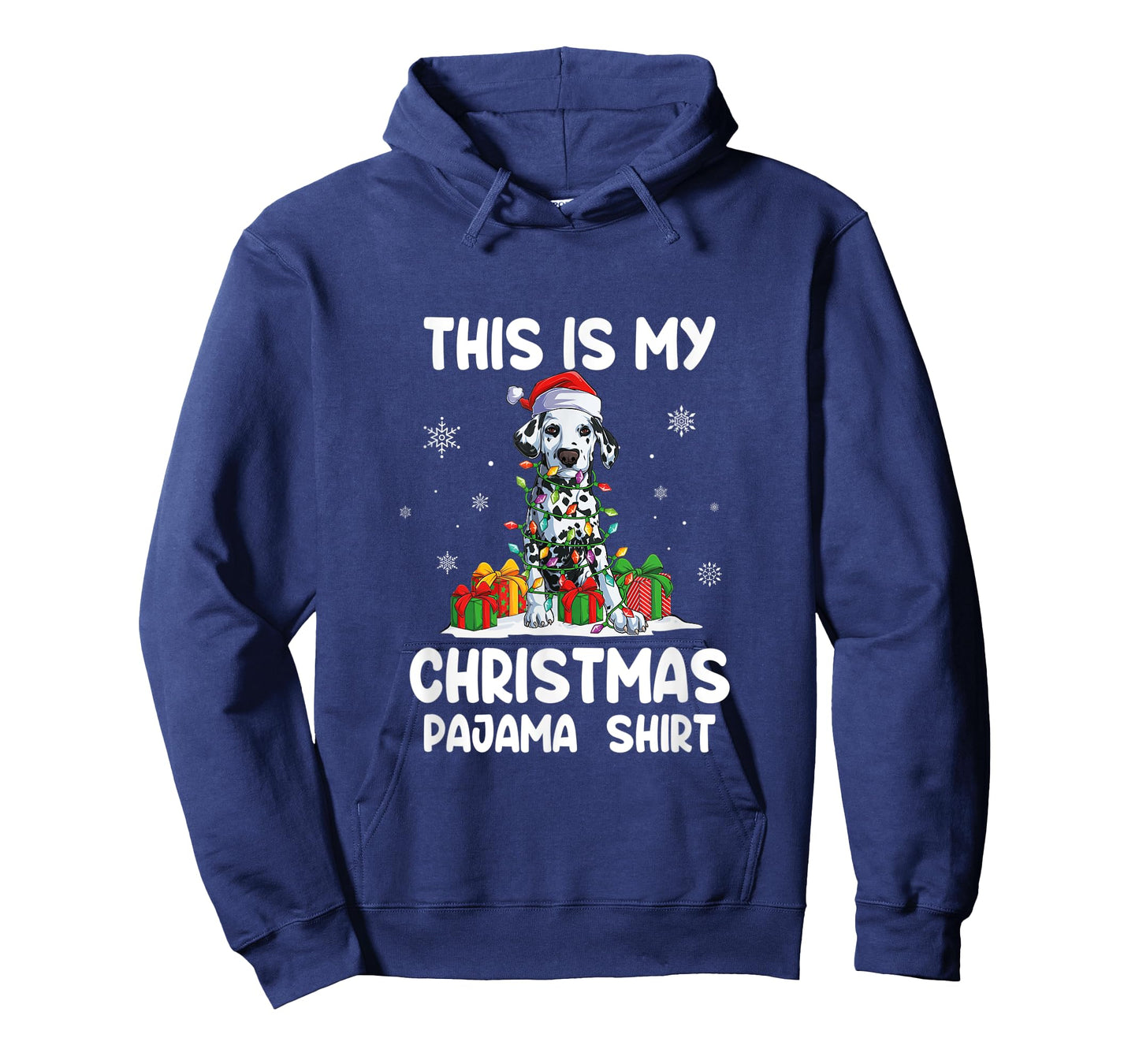 This Is My Christmas Pajama Shirt Dalmatian Dog Funny T-Shirt