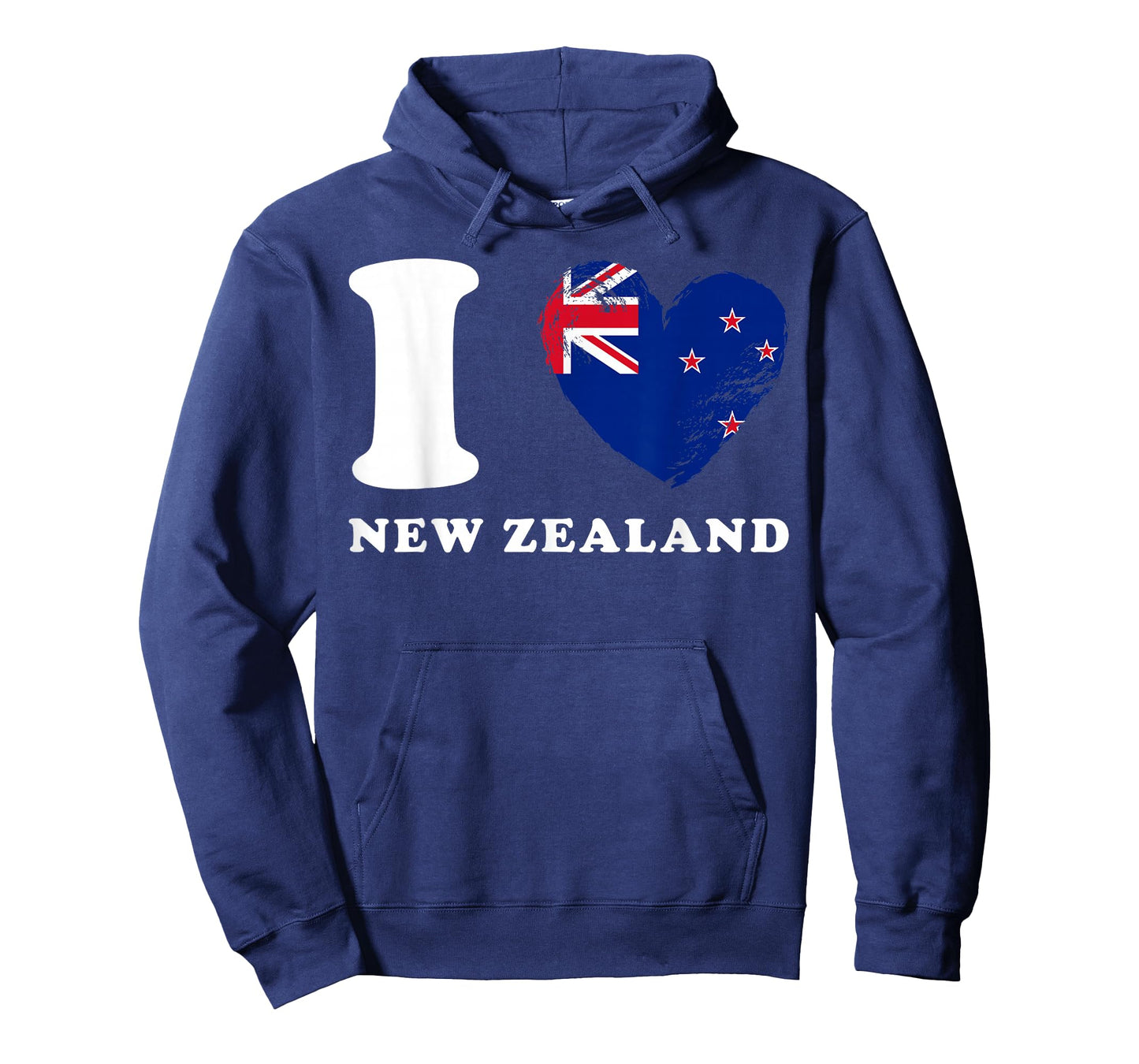 I Love New Zealand - Heart Flag New Zealand T-Shirt