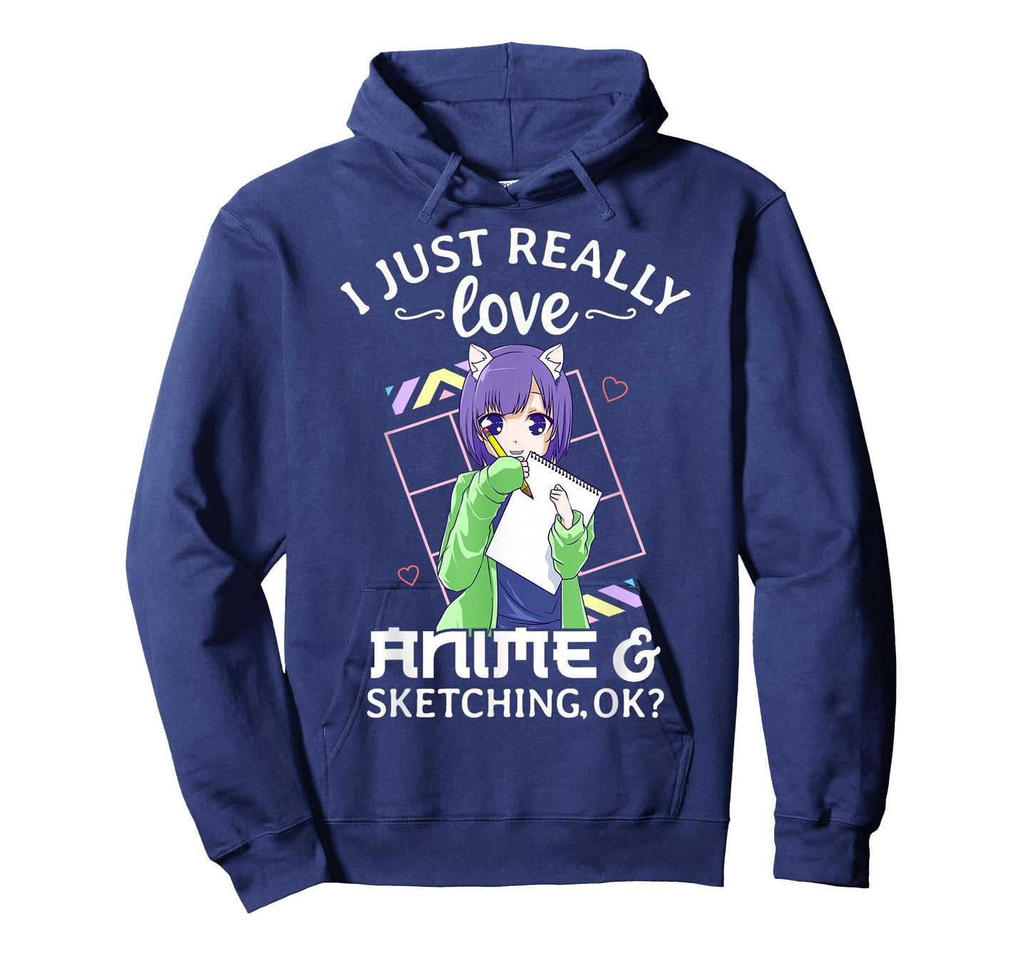 I Just Really Love Anime and Sketching Ok? Anime Drawing T-Shirt
