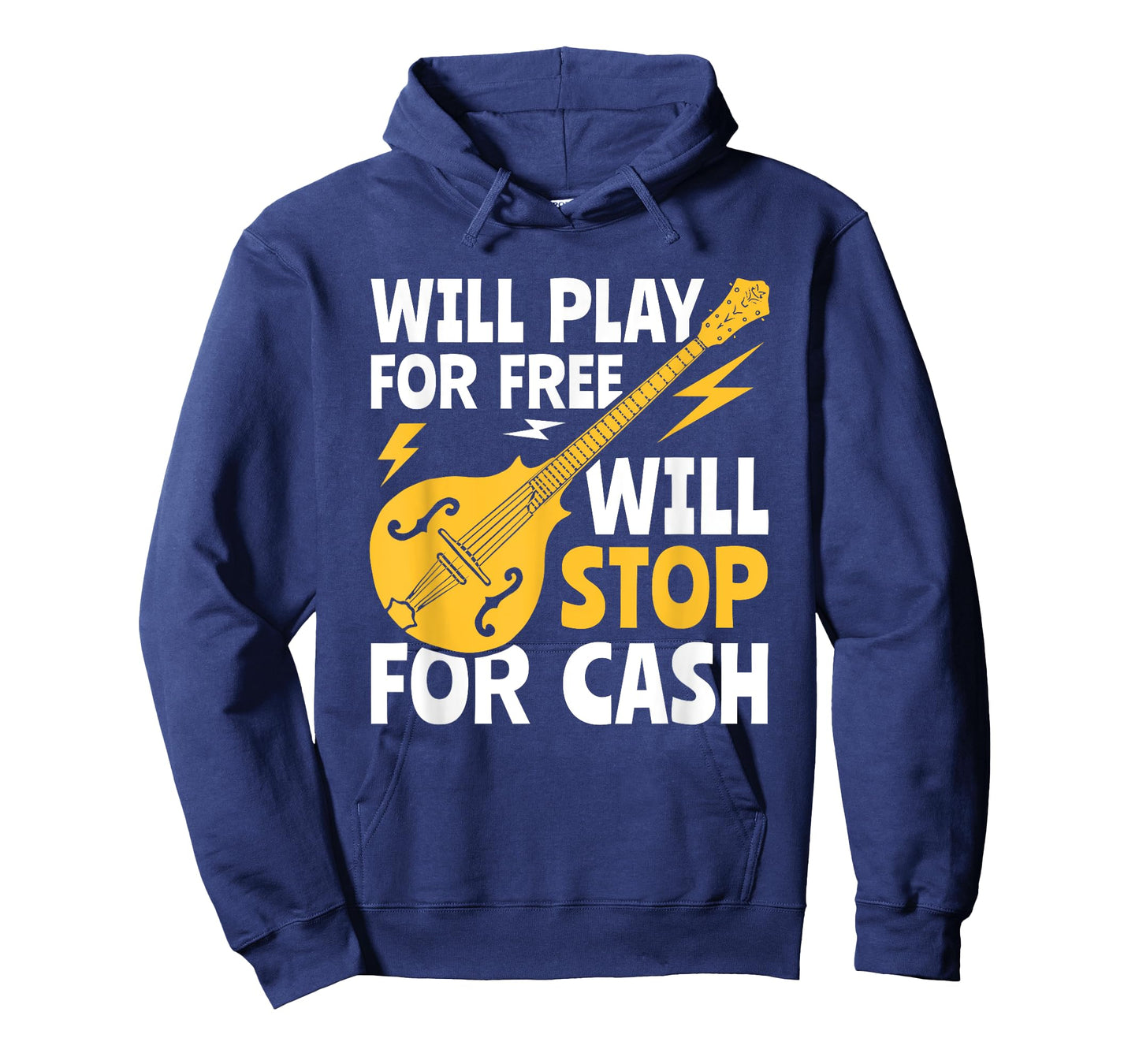 Will Play For Free Bluegrass Music Mandolin T-Shirt