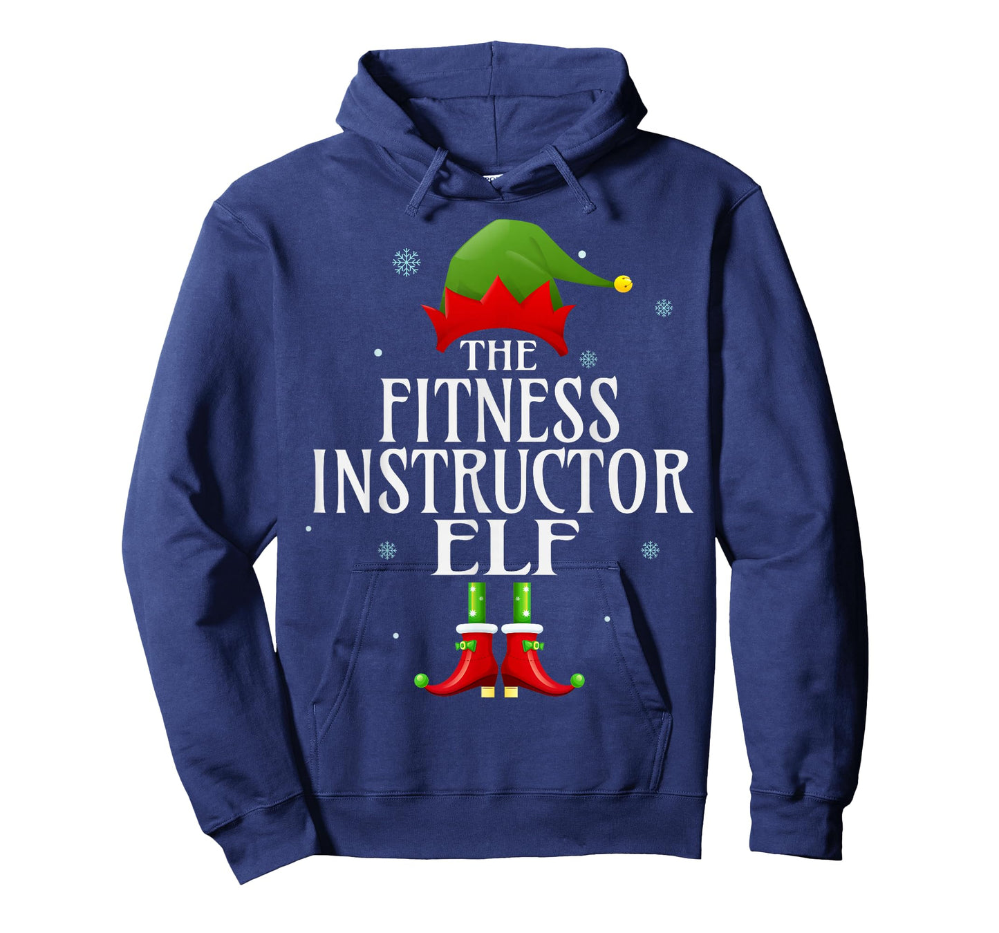 Fitness Instructor Elf Xmas Groupe Matching Pajama Christmas T-Shirt