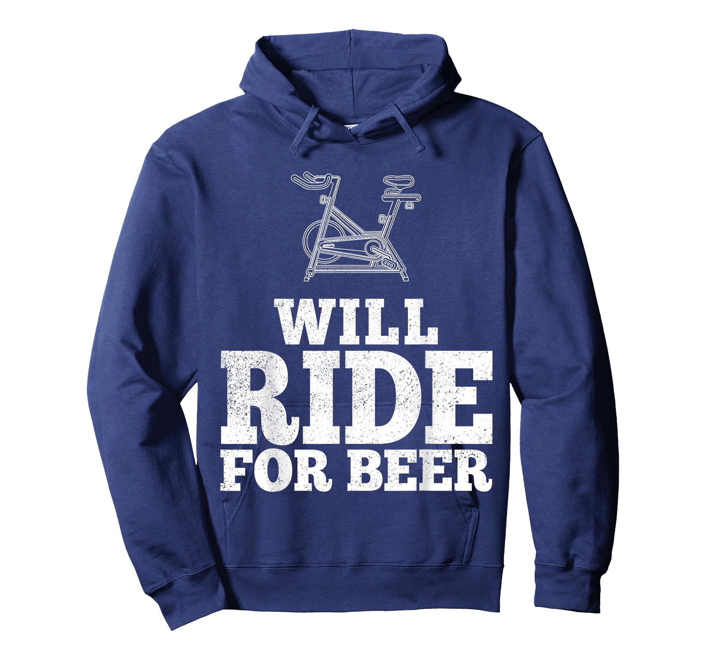 Will Ride For Beer Spin Class Funny Spinning Cycling Gym T-Shirt