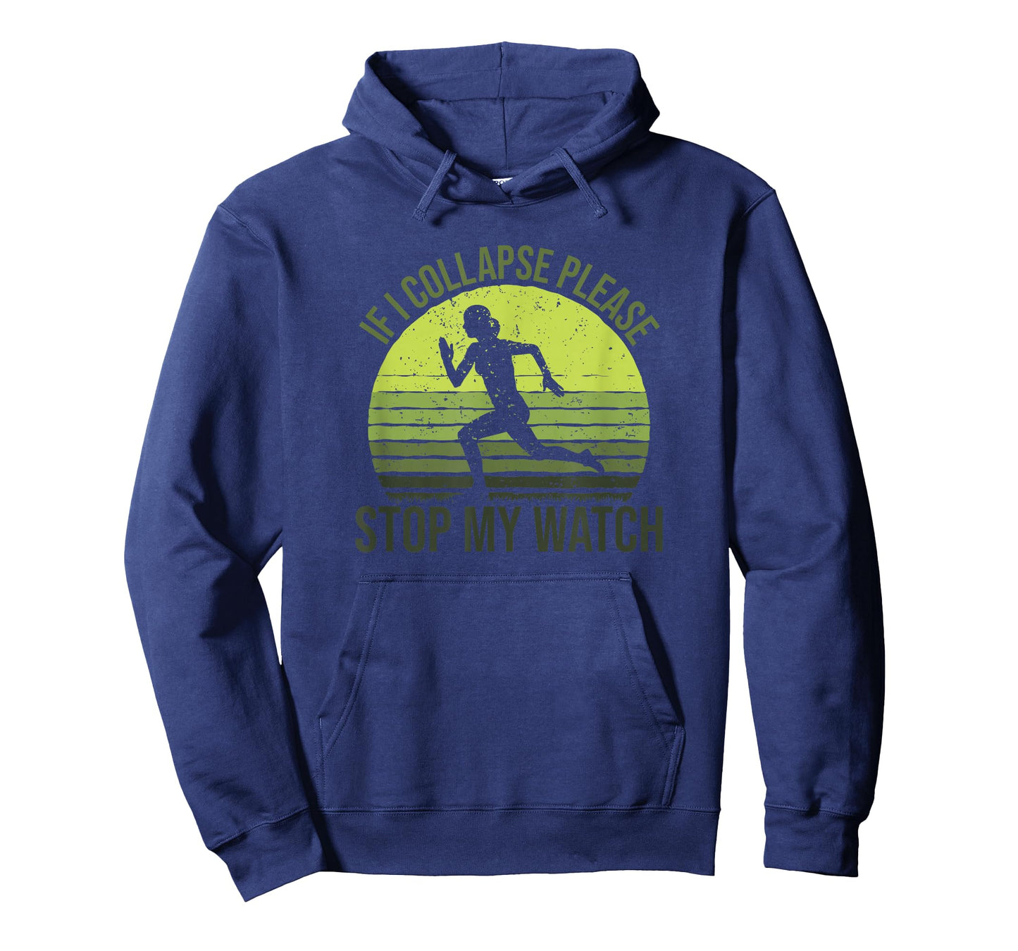 If I Collapse Please Stop My Watch, Female Marathon Runner T-Shirt