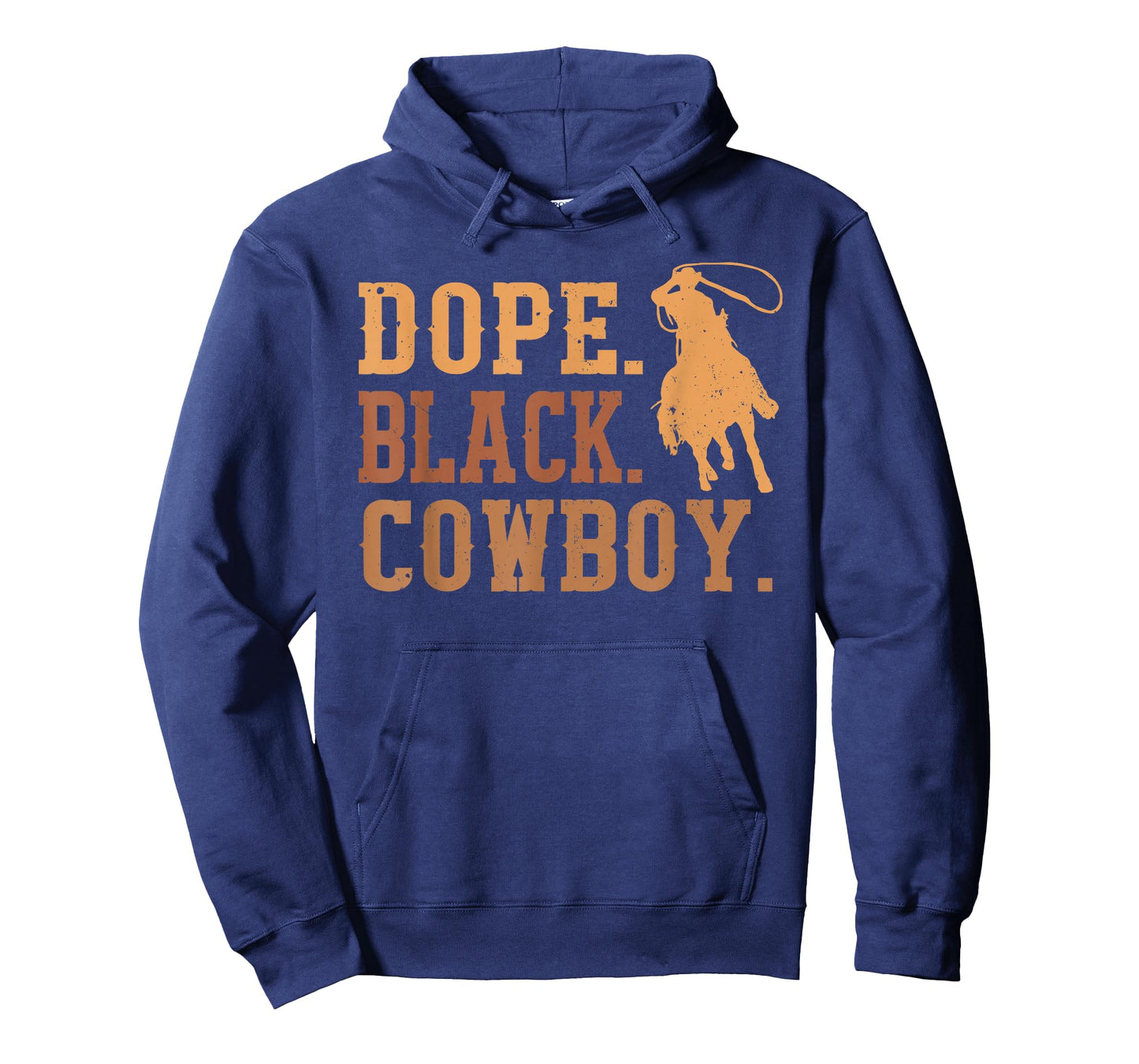 Dope Black Cowboy Melanin Black African Rodeo Cowboy T-Shirt