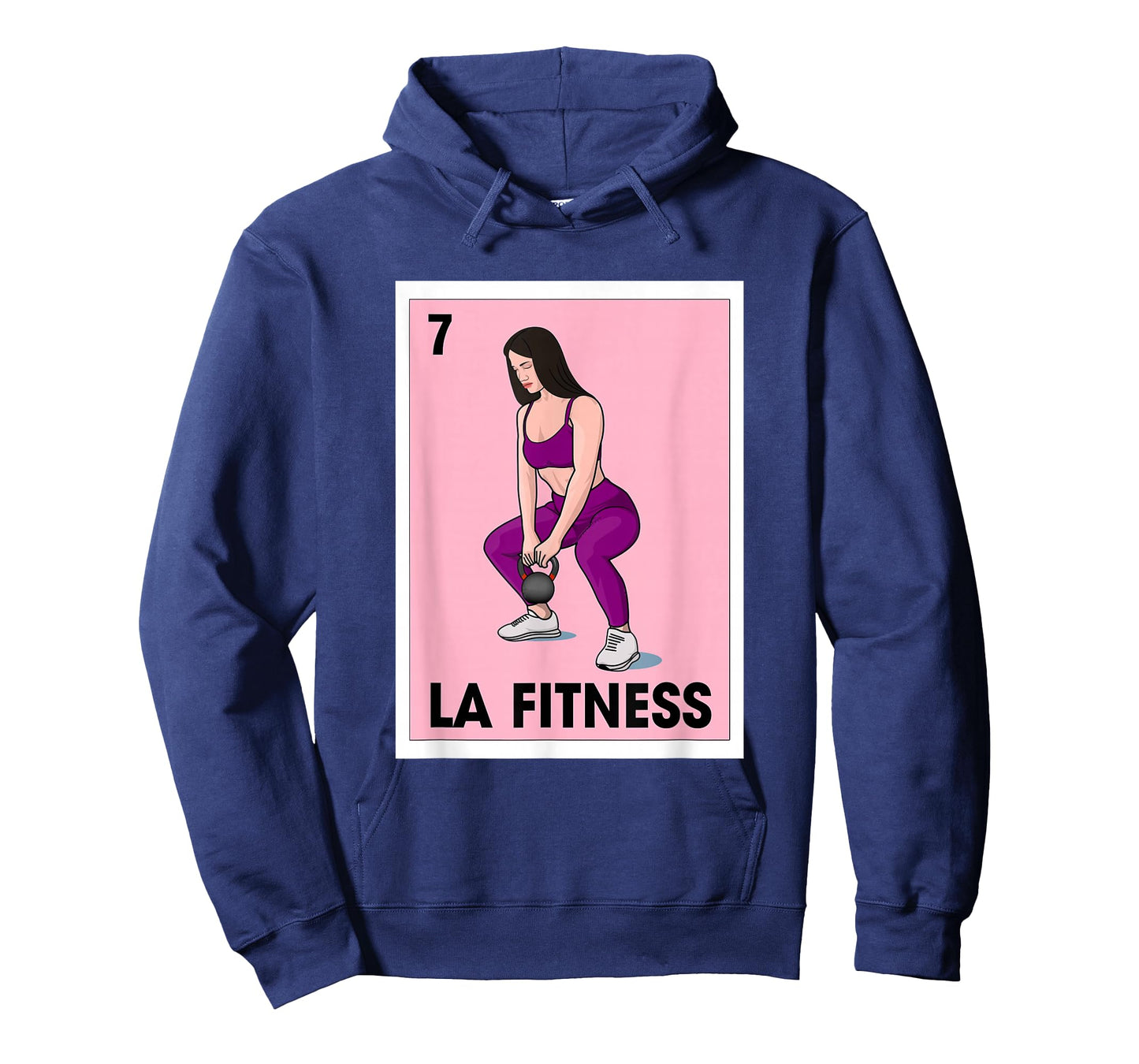 La Fitness Mexican Bingo Card Game Workout Gym Exercise T-Shirt