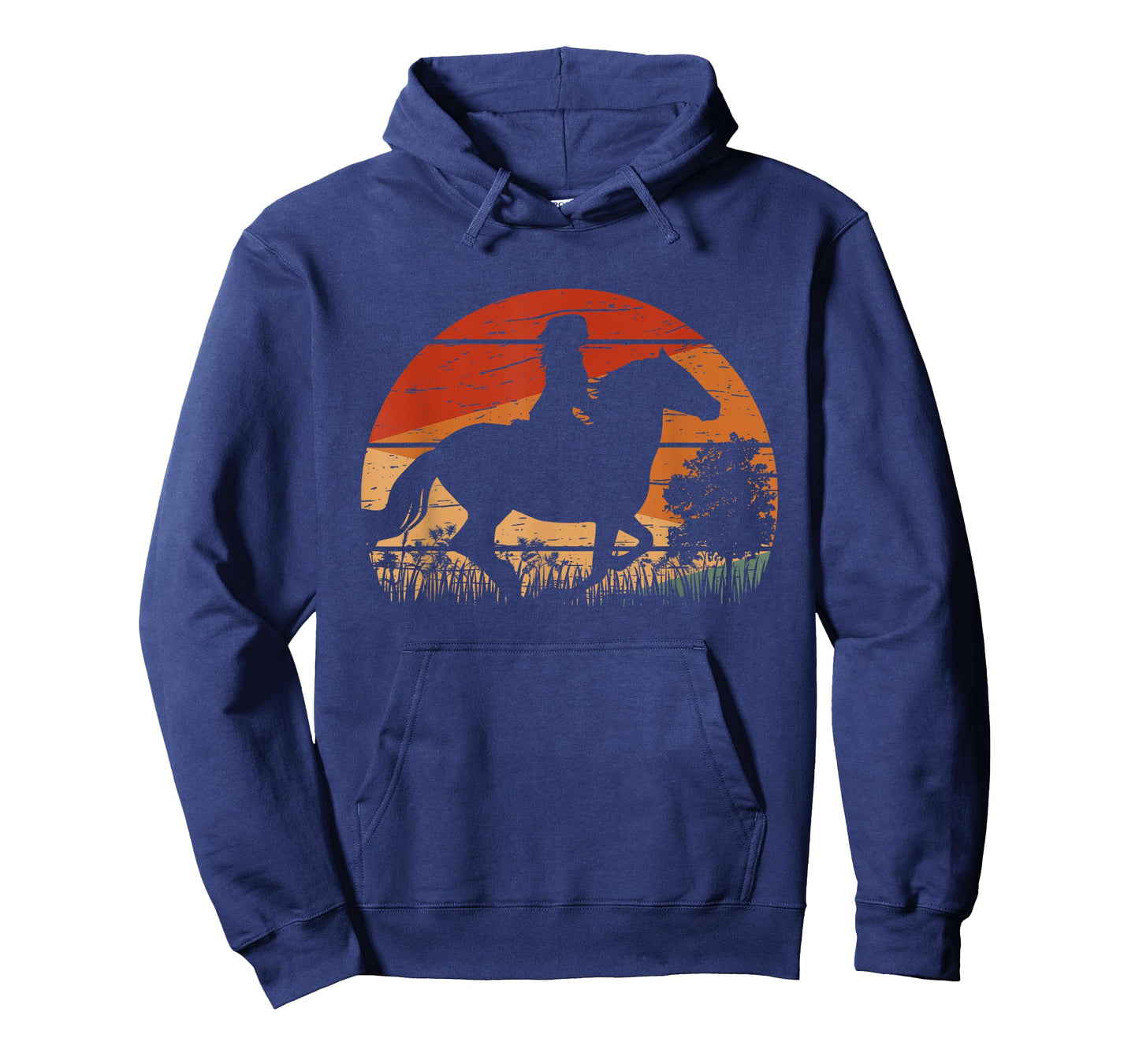 Girl Horse Riding Retro Style Vintage Cowgirl Rodeo Ranch T-Shirt