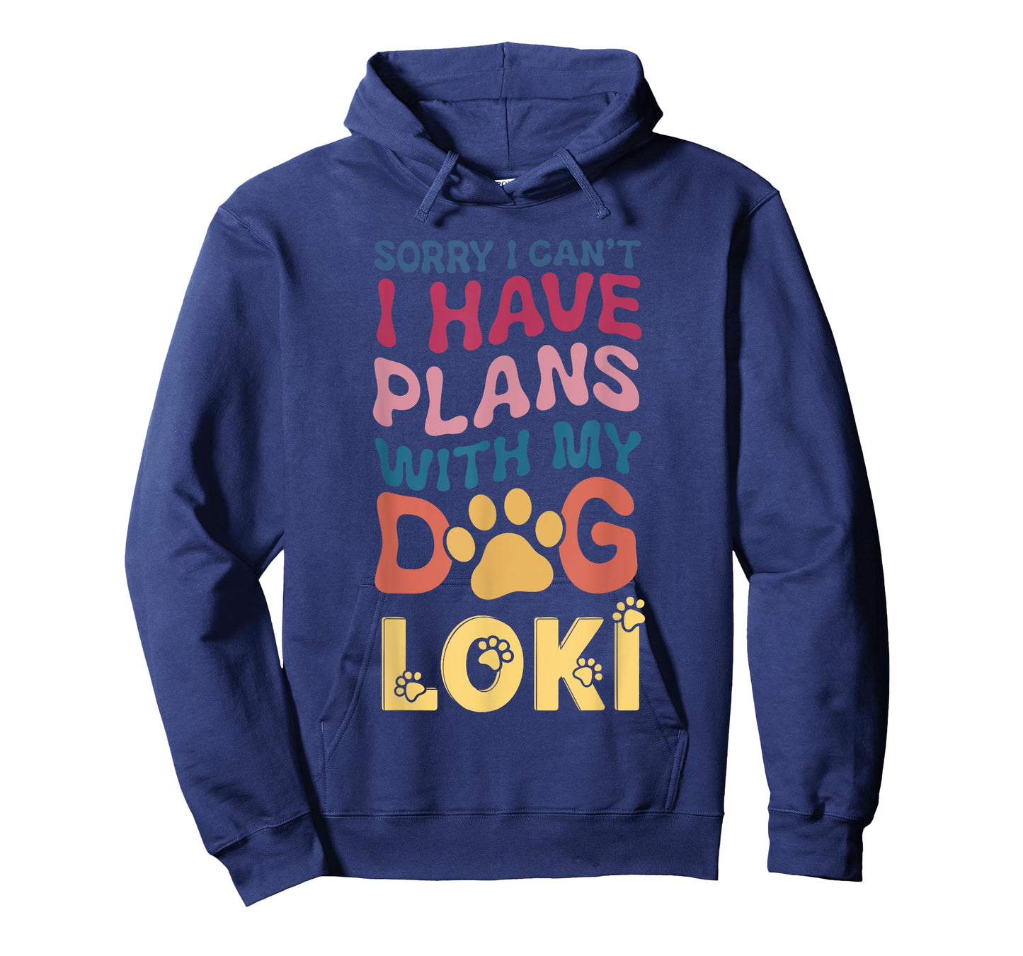 Dog Name Loki Personalised Gift Busy With My Dog Loki T-Shirt