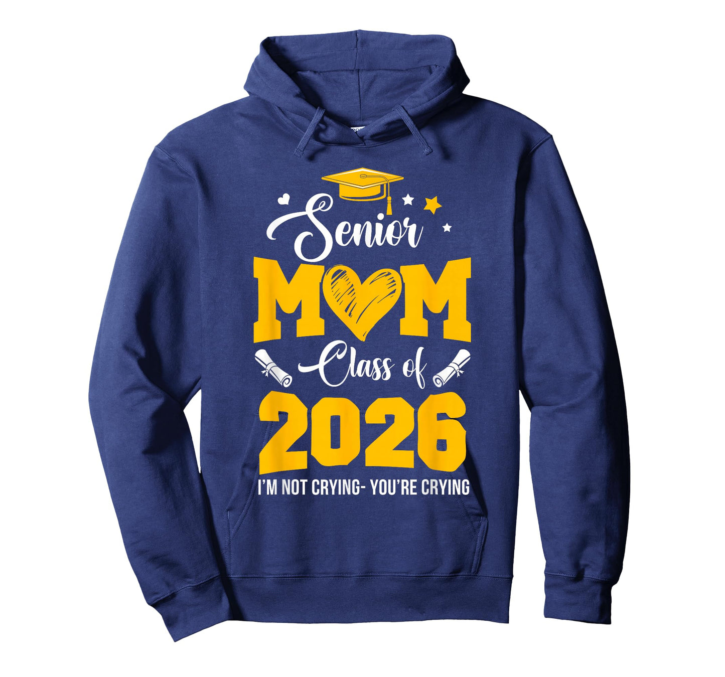Proud Senior Mom Graduation Class Of 2026 Not Crying T-Shirt