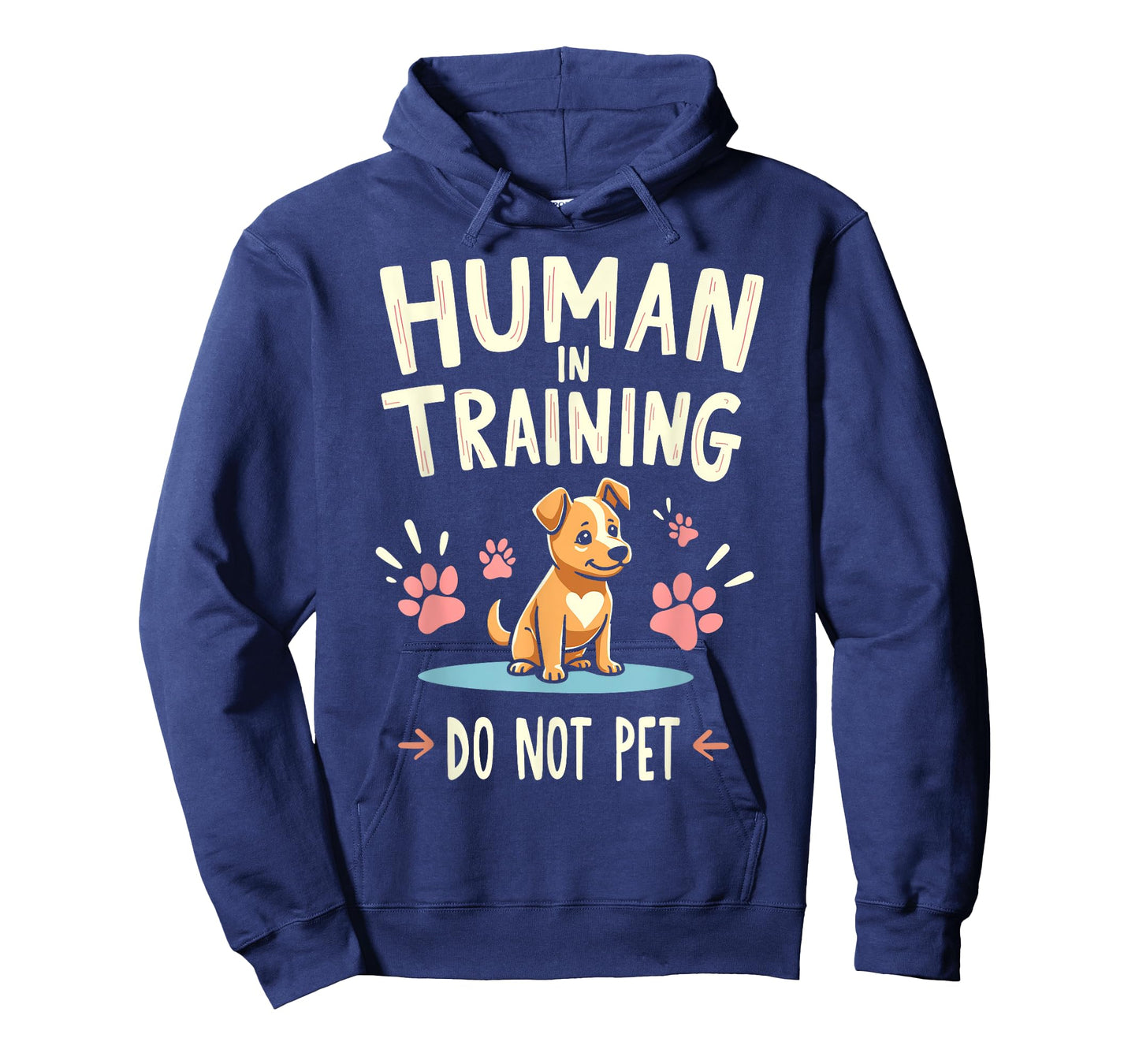 Funny Service Dog Assistant Human In Training Don't Pet Paw T-Shirt