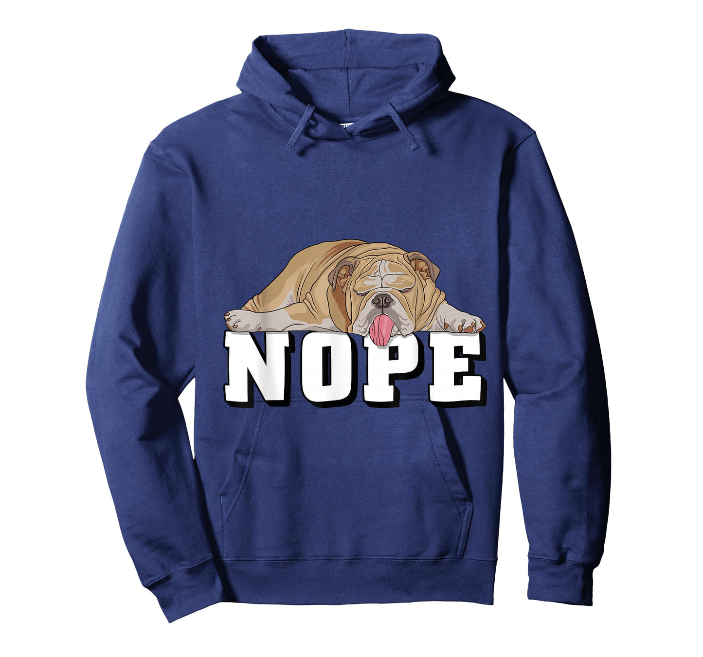 Nope Lazy English Bulldog Dog Lover T-Shirt