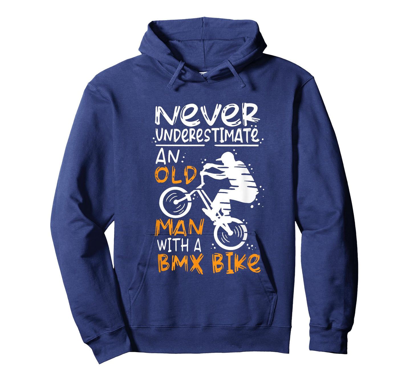 Never Underestimate An Old Man With A BMX Bike T-Shirt