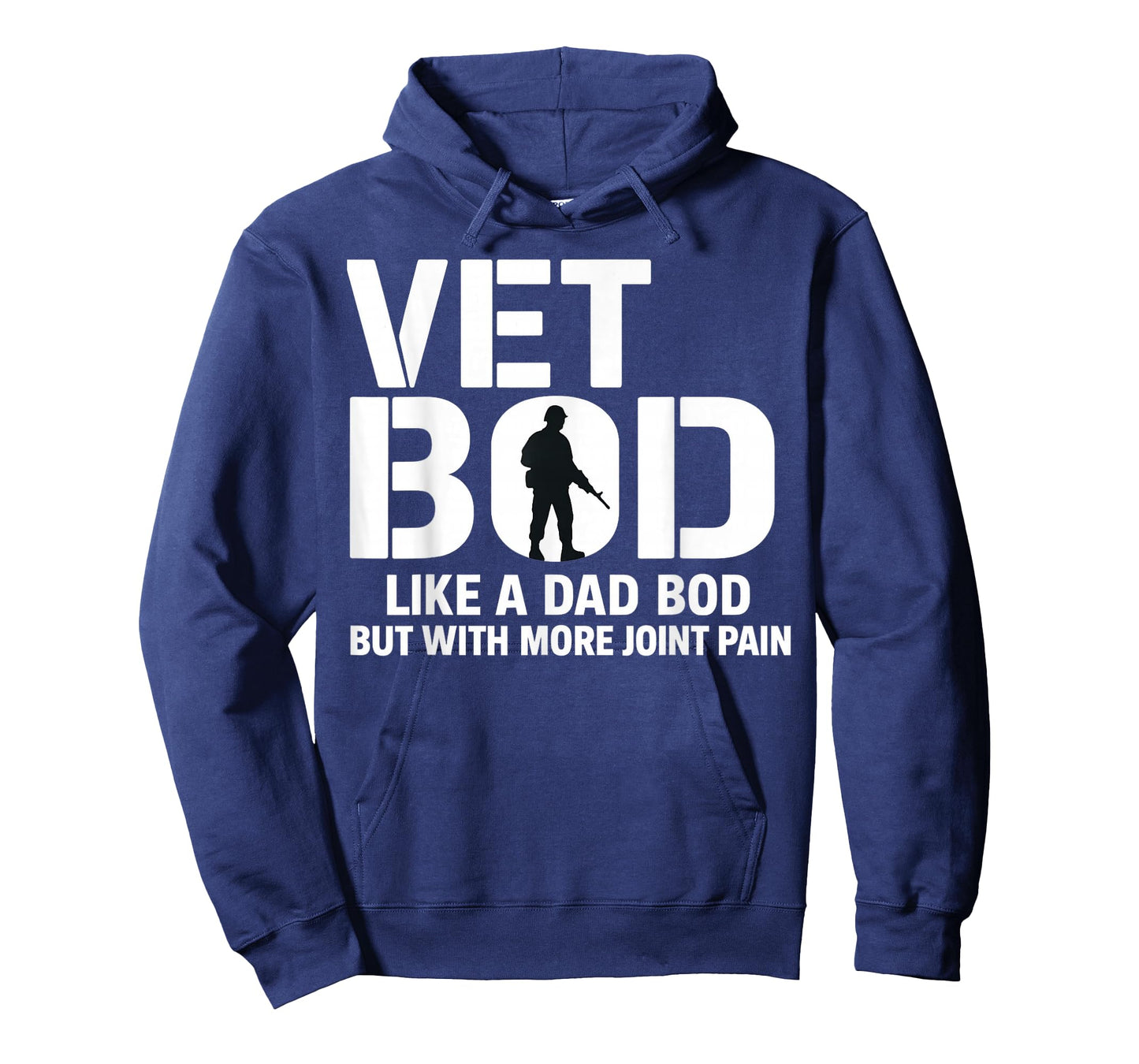Vet BOD Like a Dad BOD More Joint Pain Military Humor Design T-Shirt