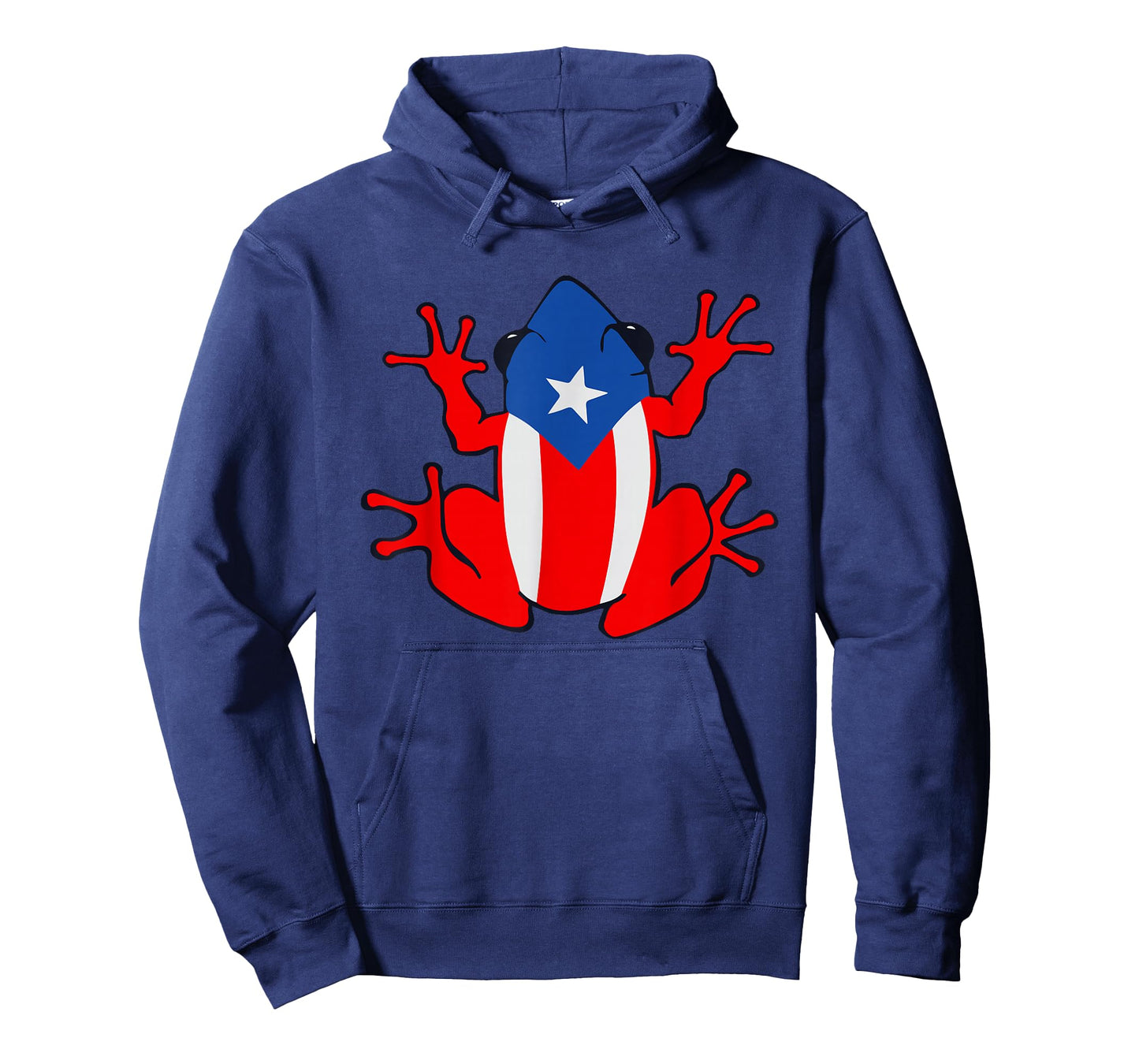 Patriotic Puerto Rico Flag Frog Puero Rican Culture Roots T-Shirt