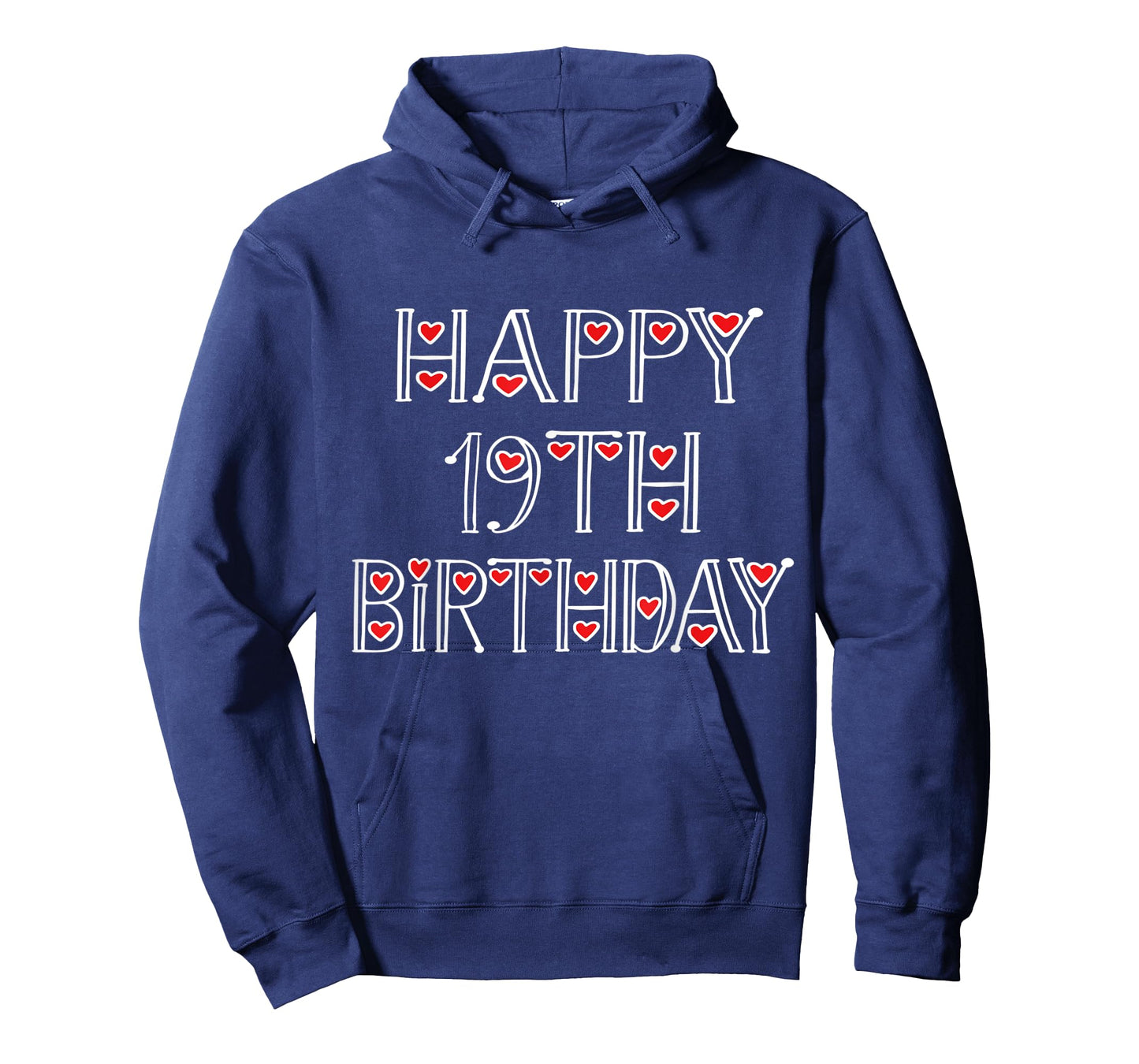 Happy 19th Birthday Idea For 19 Years Old Men And Women T-Shirt