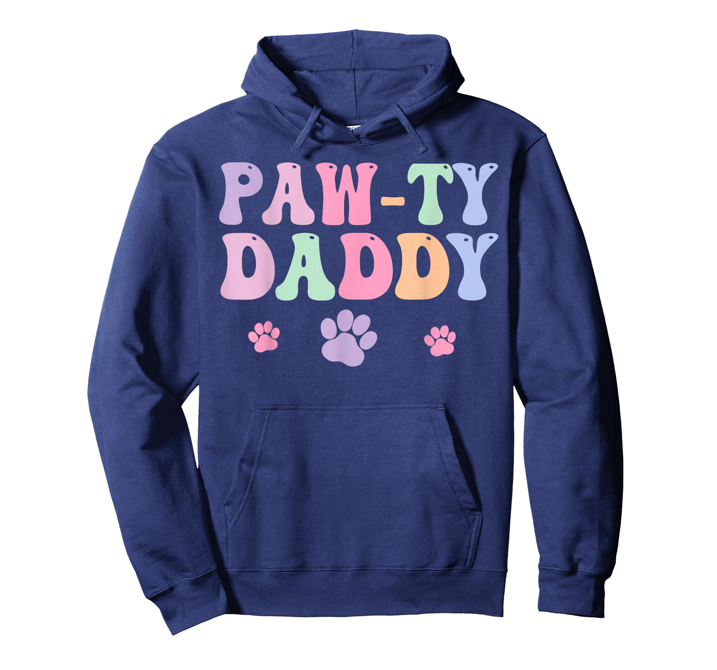 Let's Pawty Girl Daddy Puppy Dog Party Birthday Girl Family T-Shirt