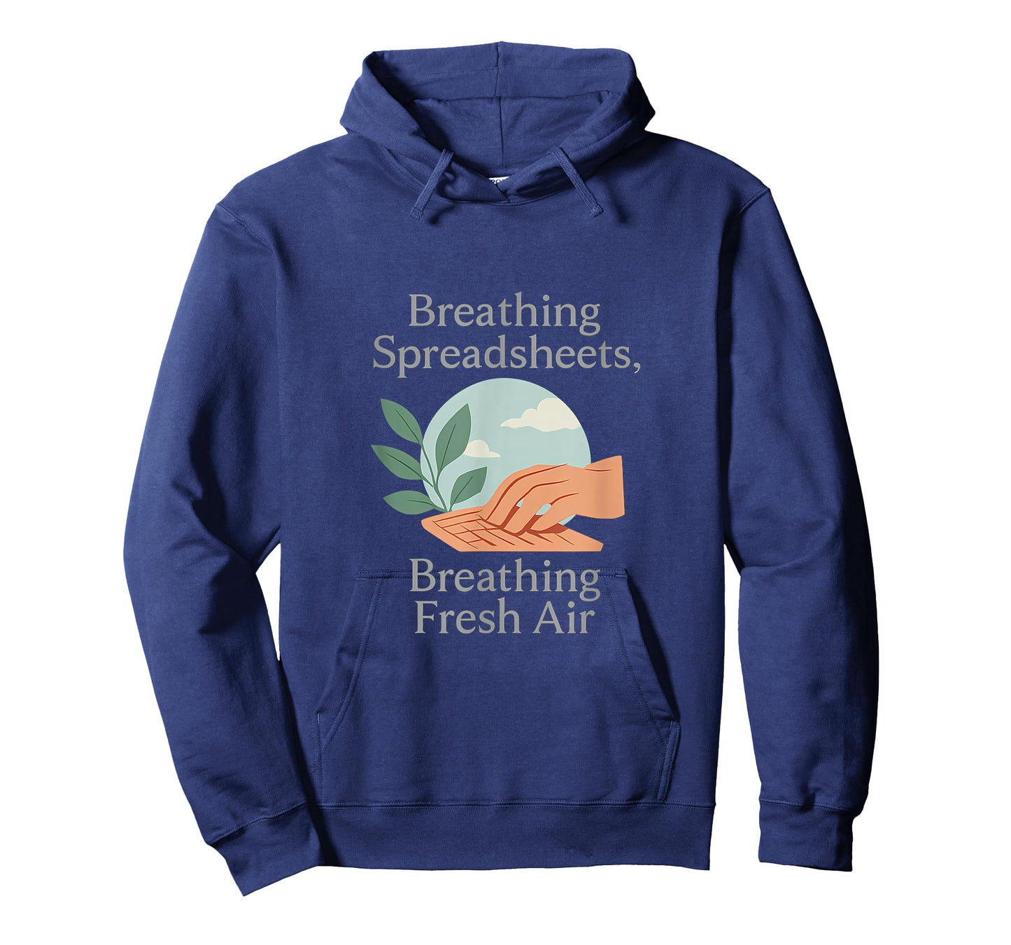 Breathing Spreadsheets Fresh Air Work Balance T-Shirt