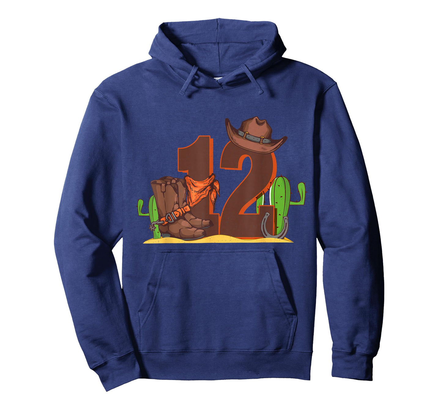 12th Birthday Boy 12 Year Old Rodeo Western Cowboy Howdy T-Shirt