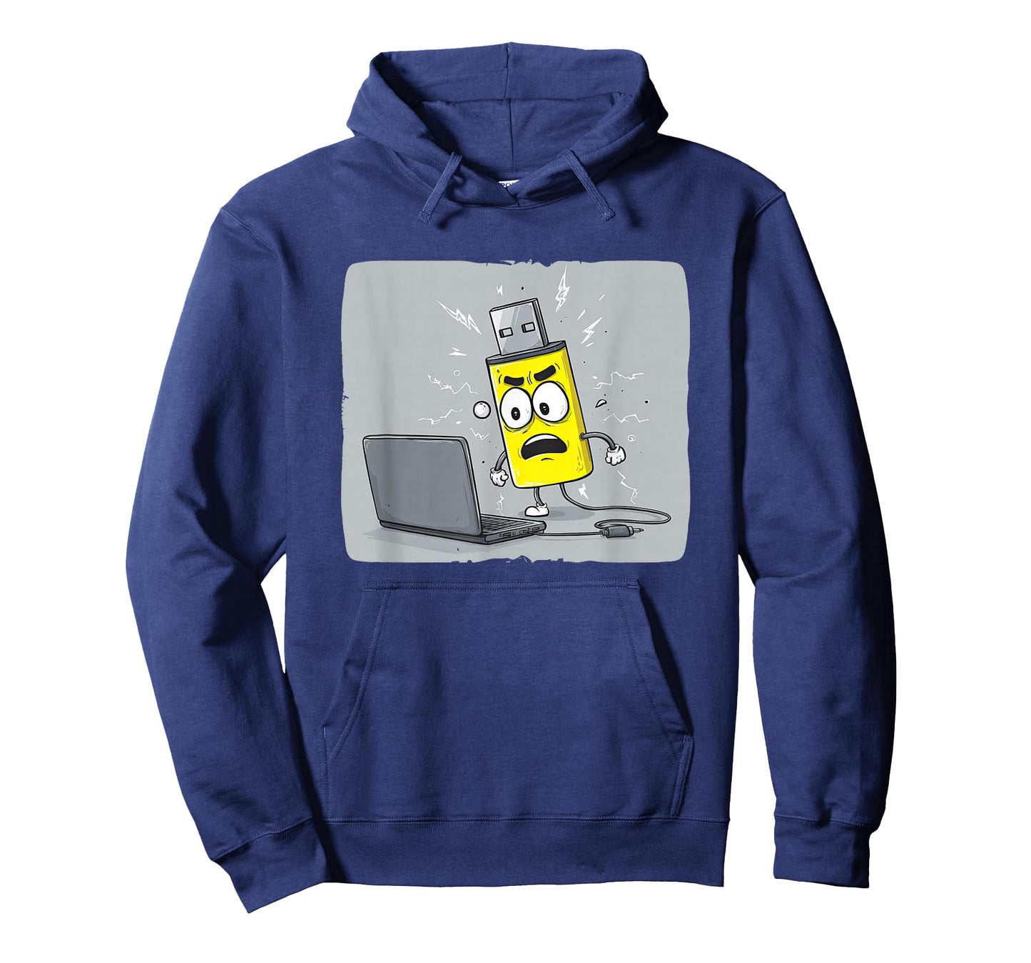 Angry Yellow USB Costume T-Shirt
