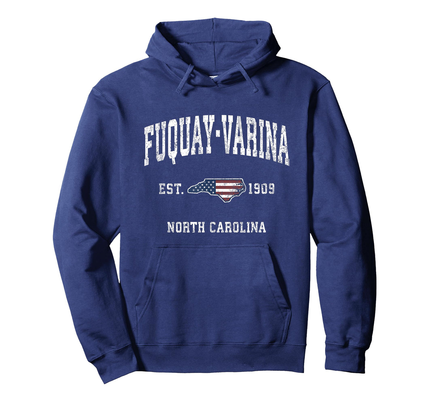 Fuquay-Varina North Carolina NC Vintage American Flag Design T-Shirt