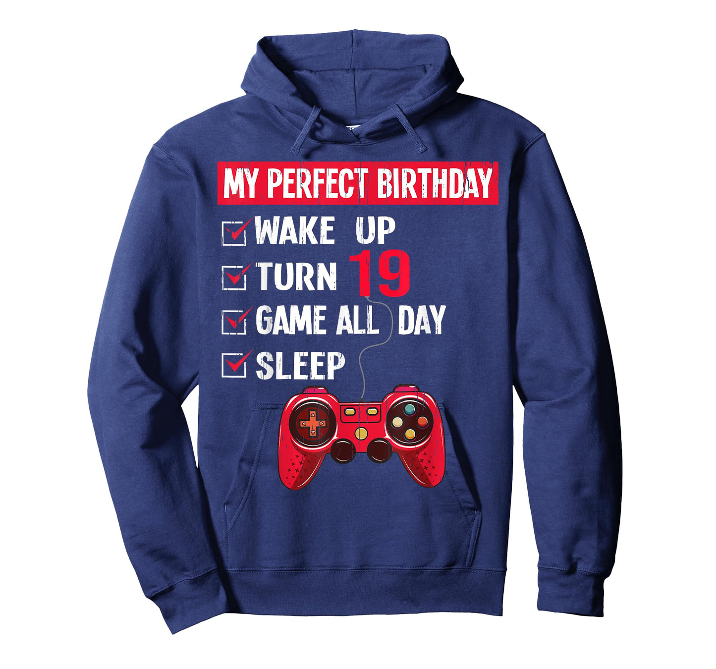 19 Years Old Gamer 19th Birthday Boy My Perfect Party Gift T-Shirt