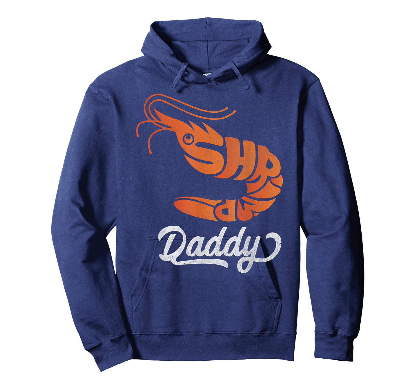 Shrimp Daddy Retro Vintage Orange Shrimp Aquarium Fish Prawn T-Shirt