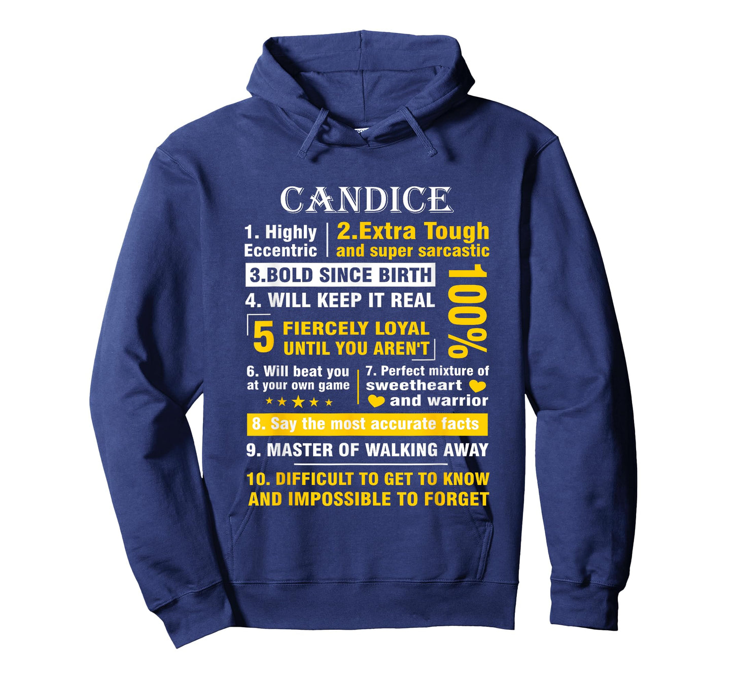 CANDICE Highly Eccentric 10 Facts Shirt First Name shirt T-Shirt